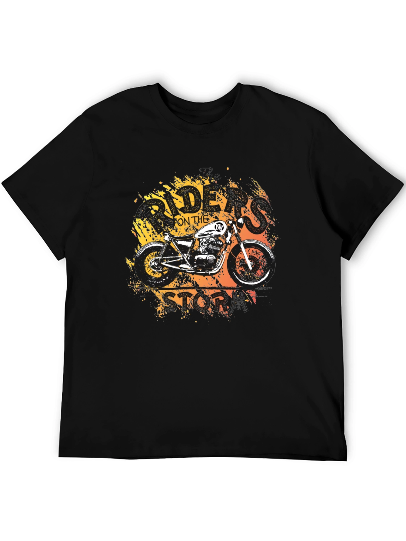 Riders On The Storm Motorcycle Graphic T-Shirt