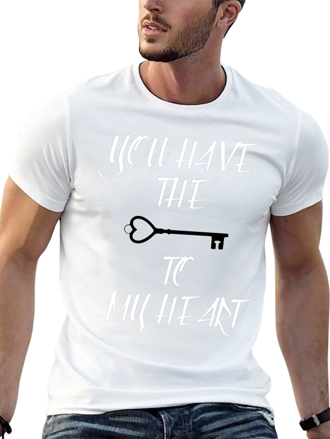You Have the Key To My Heart Black T-Shirt