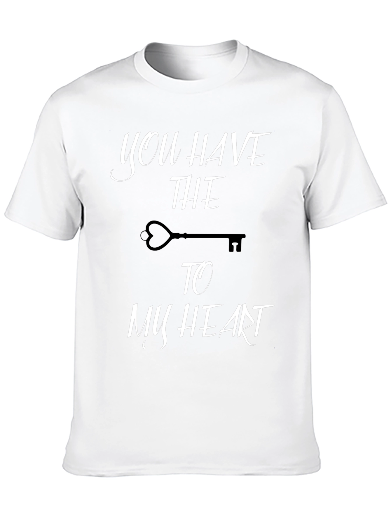 You Have the Key To My Heart Black T-Shirt