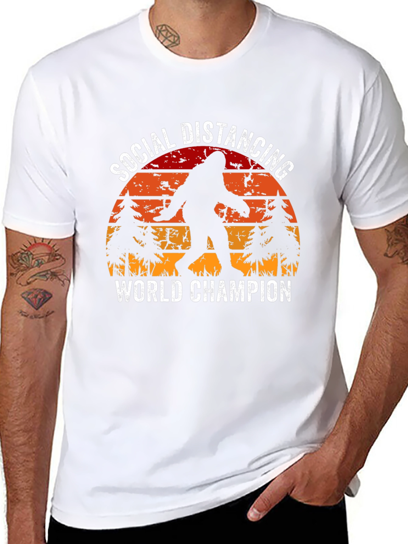 Social Distancing World Champion Tee