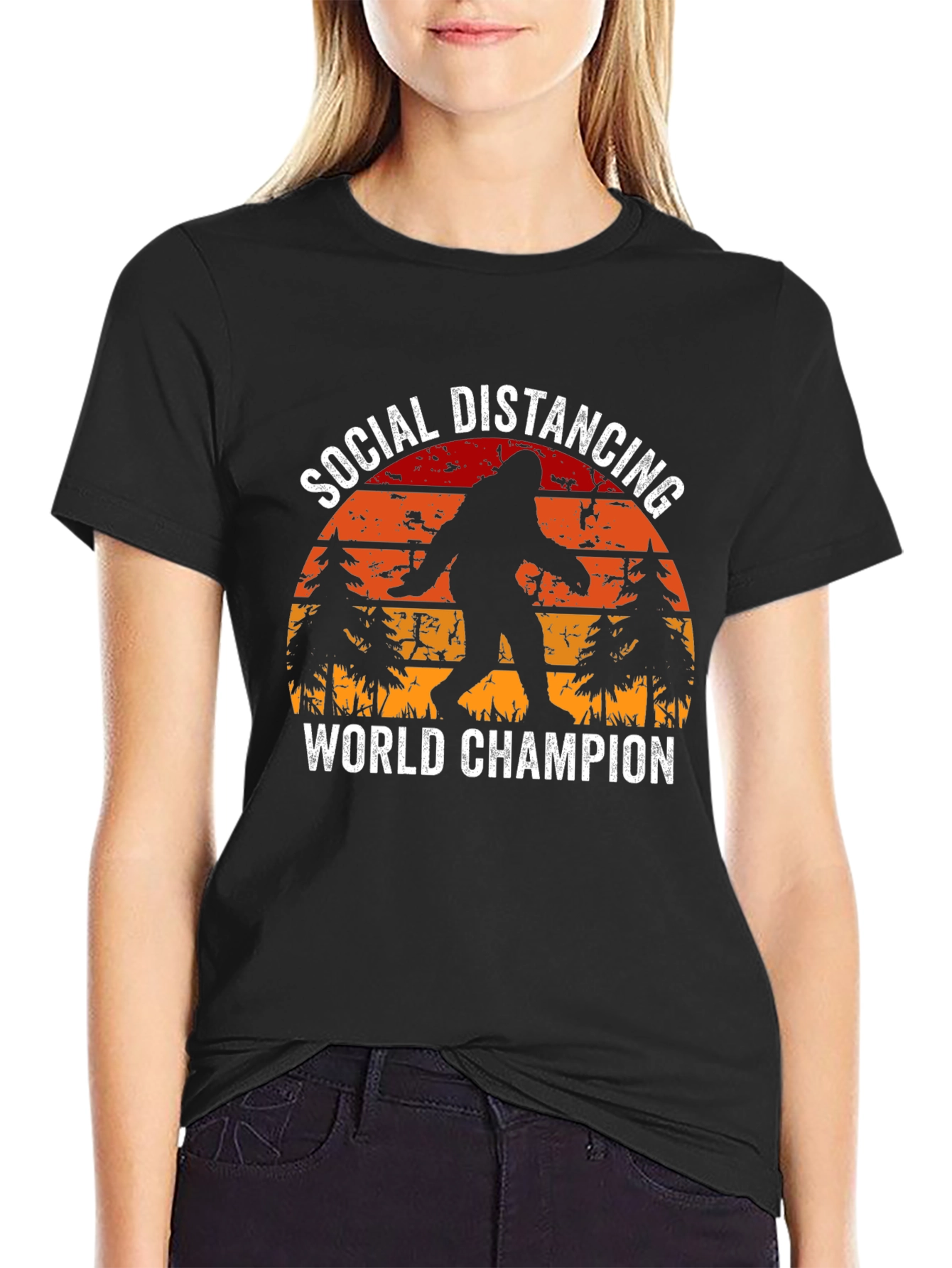 Social Distancing World Champion Tee