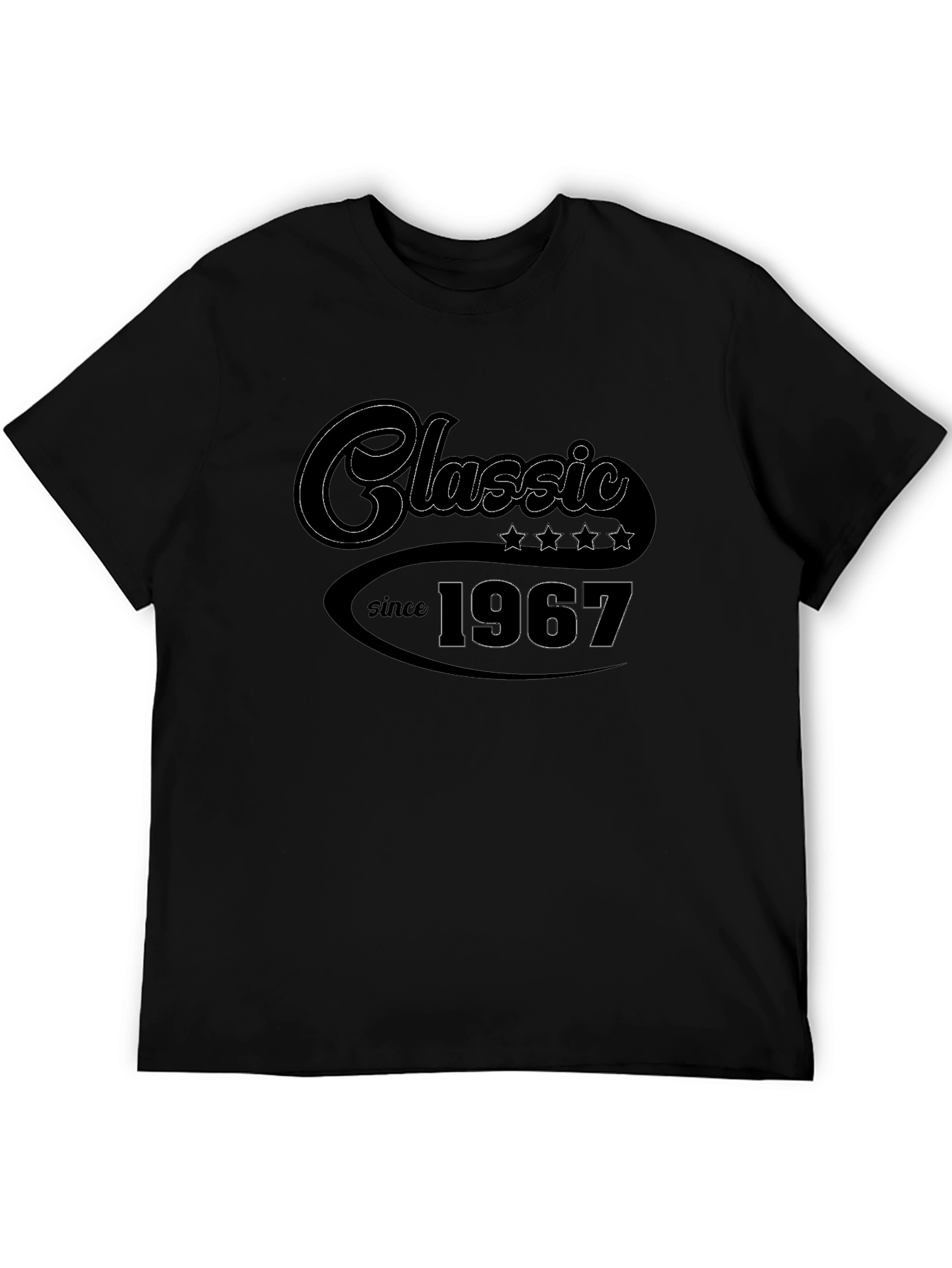 Classic Since 1967 Black Graphic T-Shirt