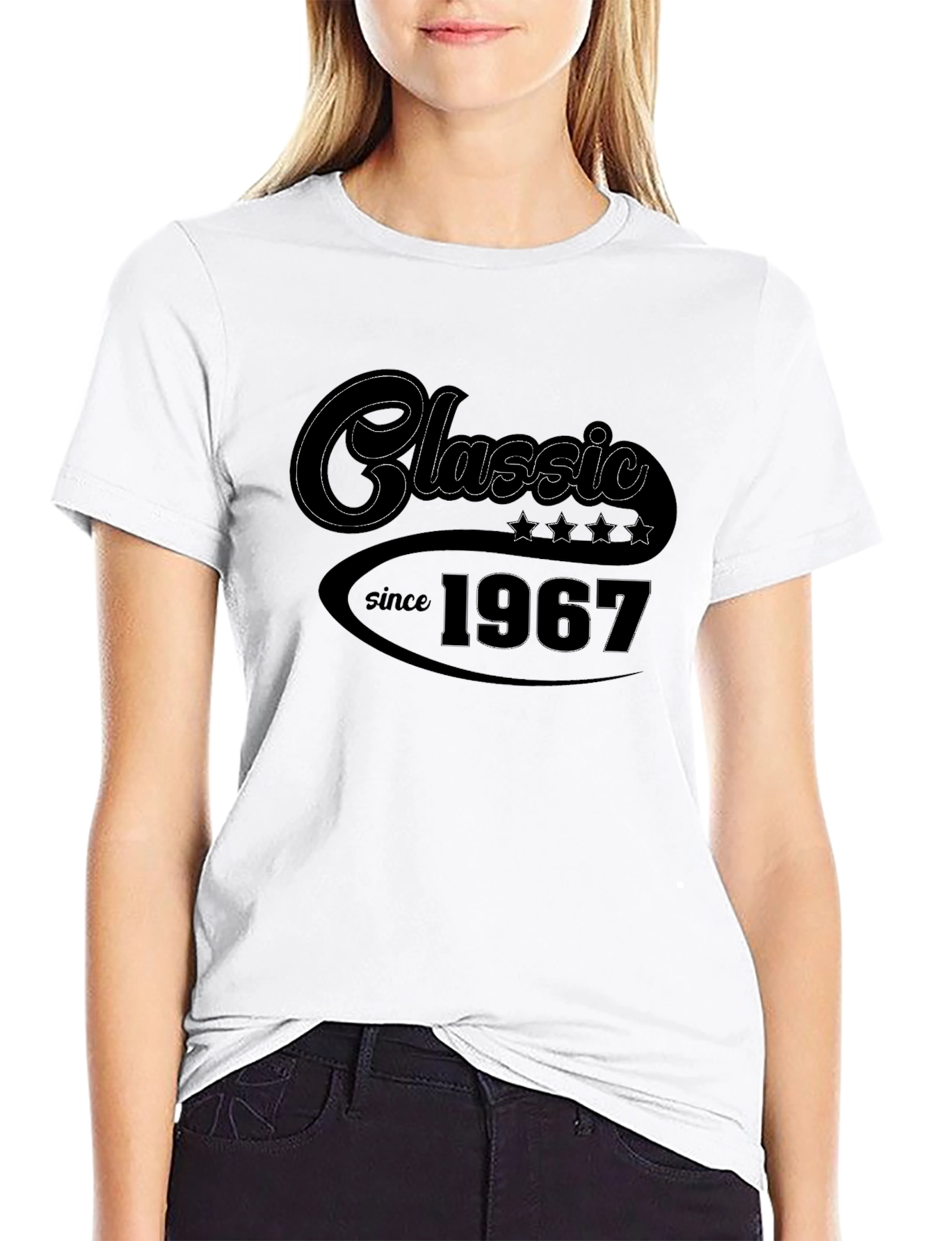 Classic Since 1967 Black Graphic T-Shirt