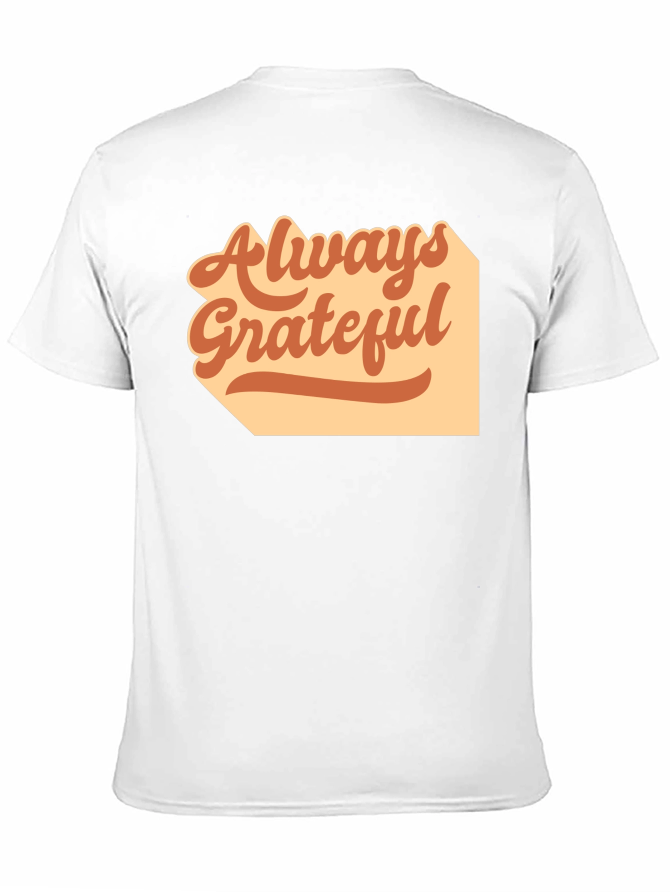 Always Grateful Graphic Tee - Casual Black T-Shirt