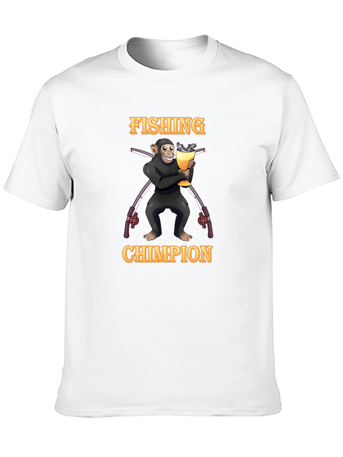 Fishing Chimpion T-Shirt