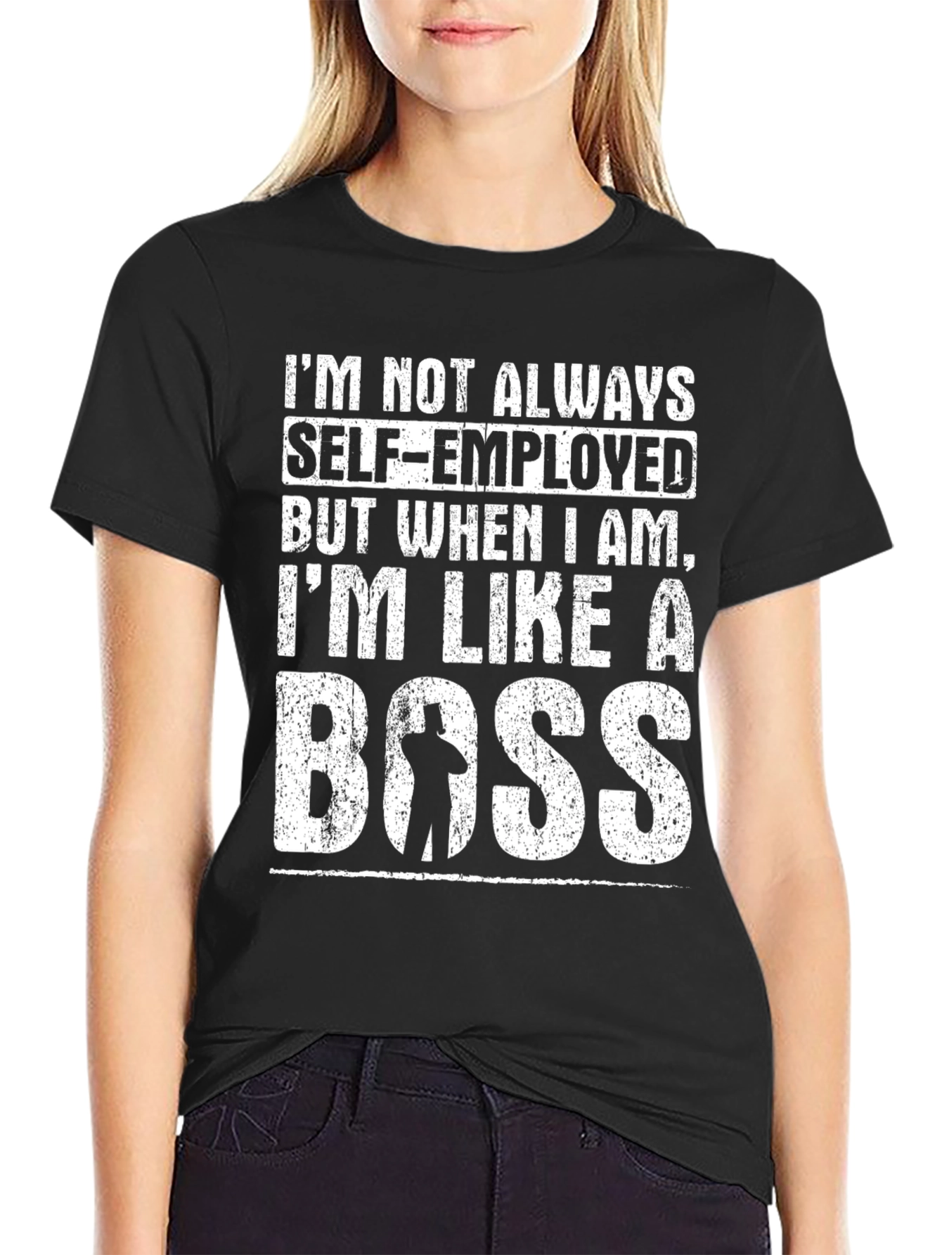 Self-Employed Boss T-Shirt - Funny Graphic Tee