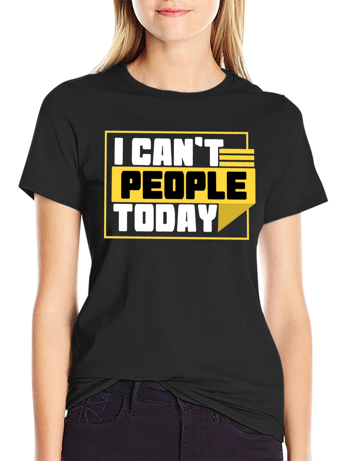 I Cant People Today Graphic T-Shirt