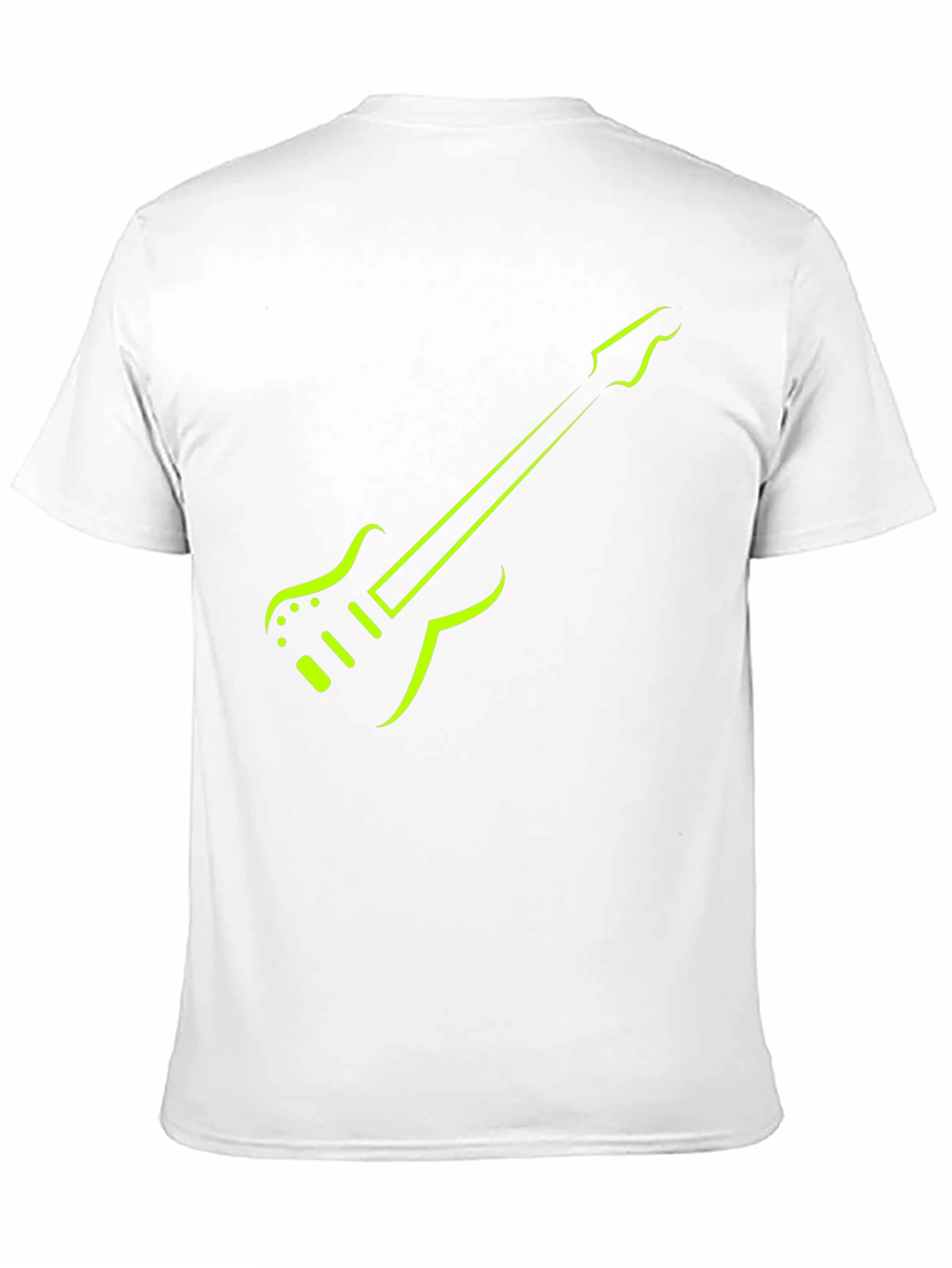 Electric Guitar Graphic Tee - Trendy Musician Shirt