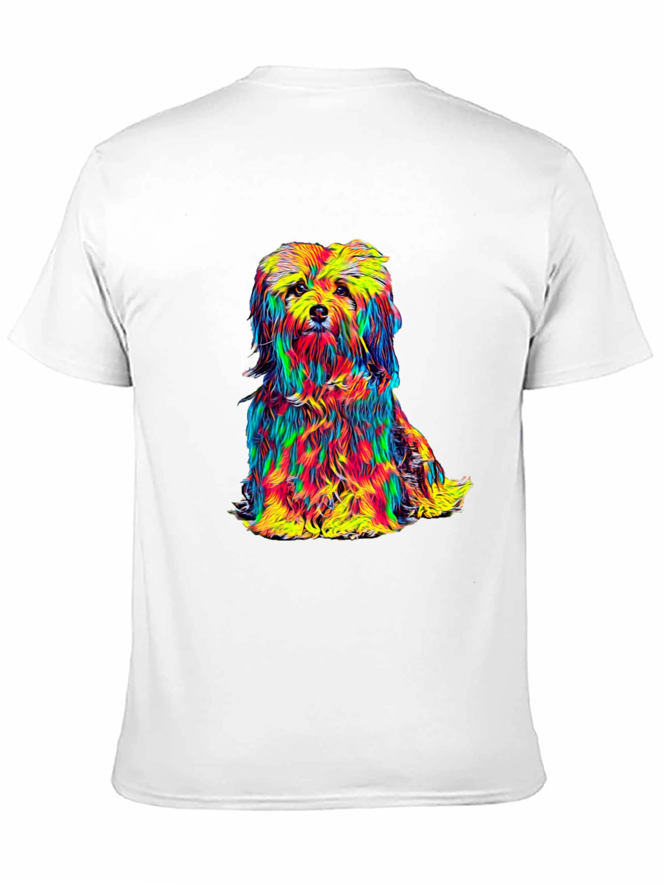 Colorful Dog Graphic Tee