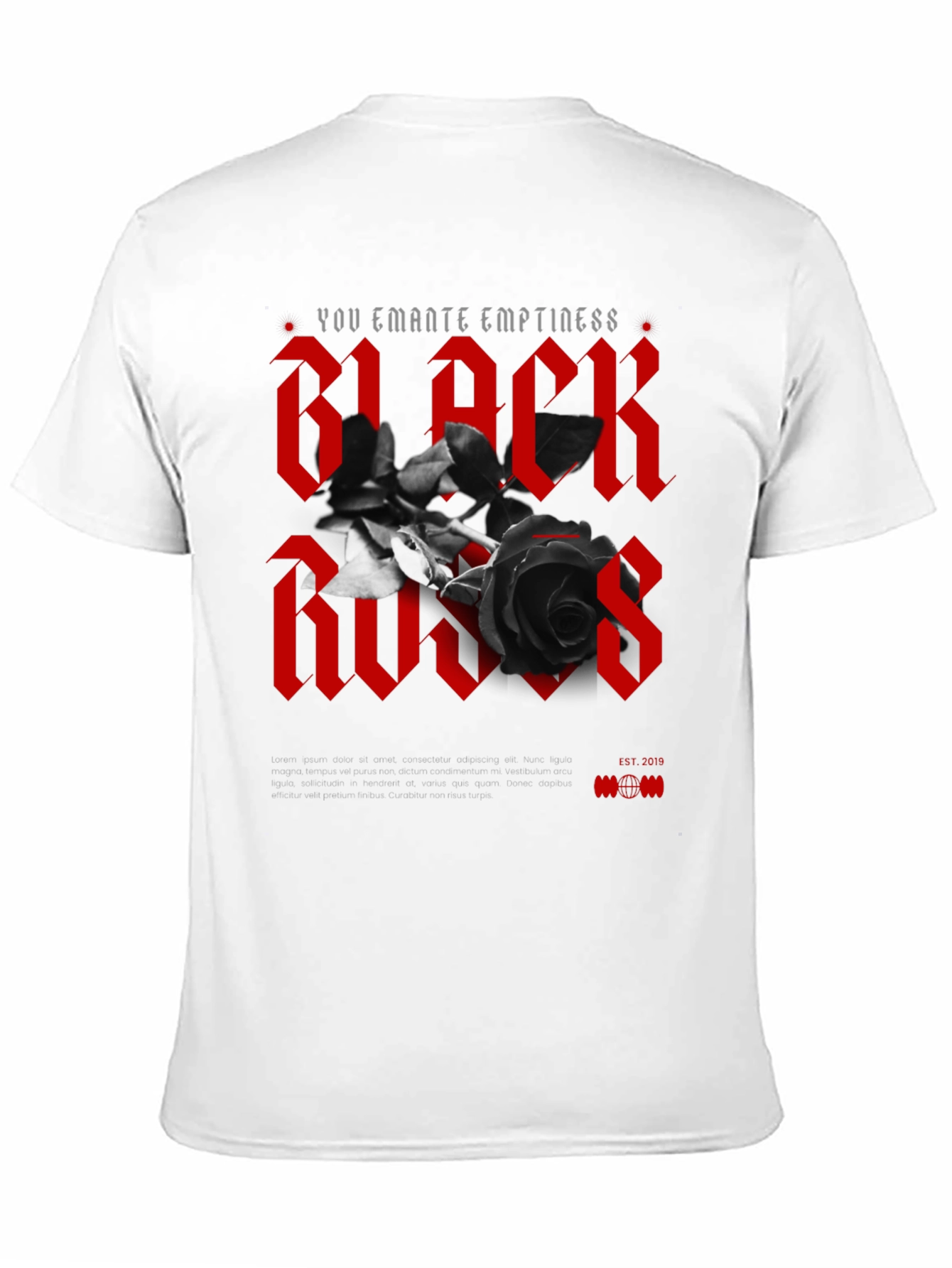 Black Roses Graphic T-Shirt