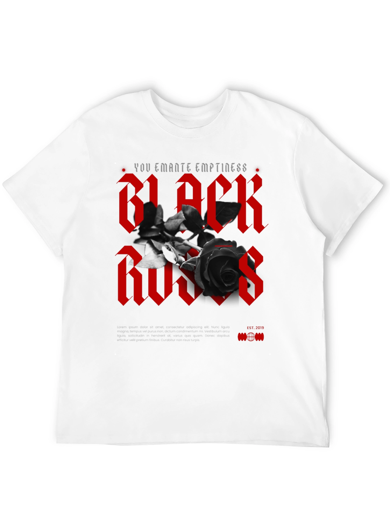 Black Roses Graphic T-Shirt
