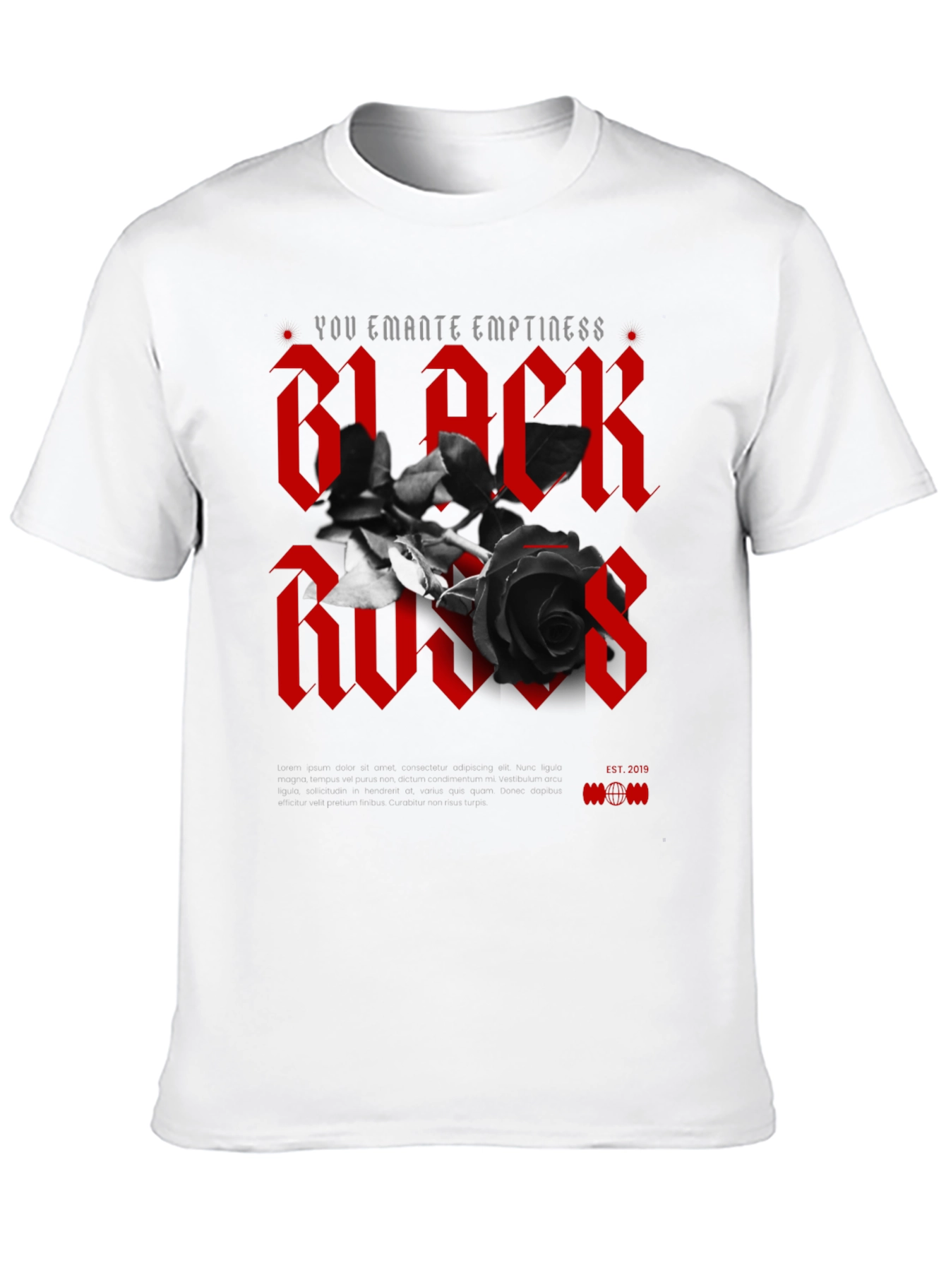 Black Roses Graphic T-Shirt