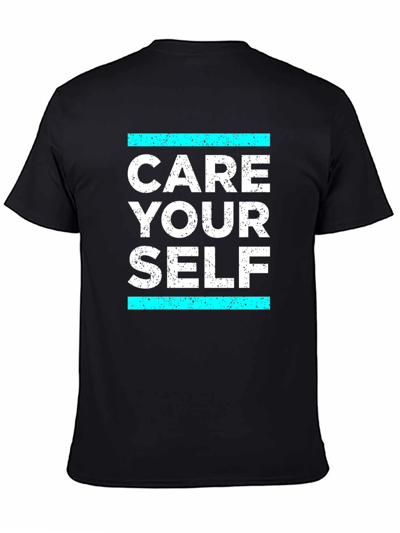Care Your Self T-Shirt - Black Graphic Tee
