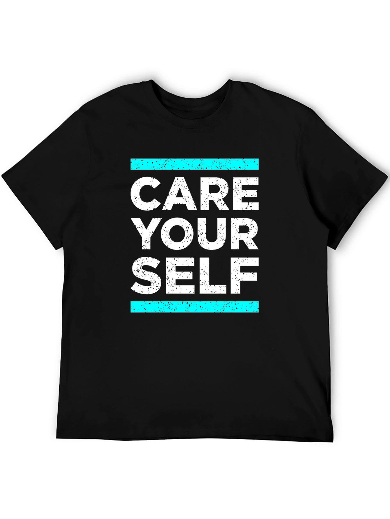 Care Your Self T-Shirt - Black Graphic Tee