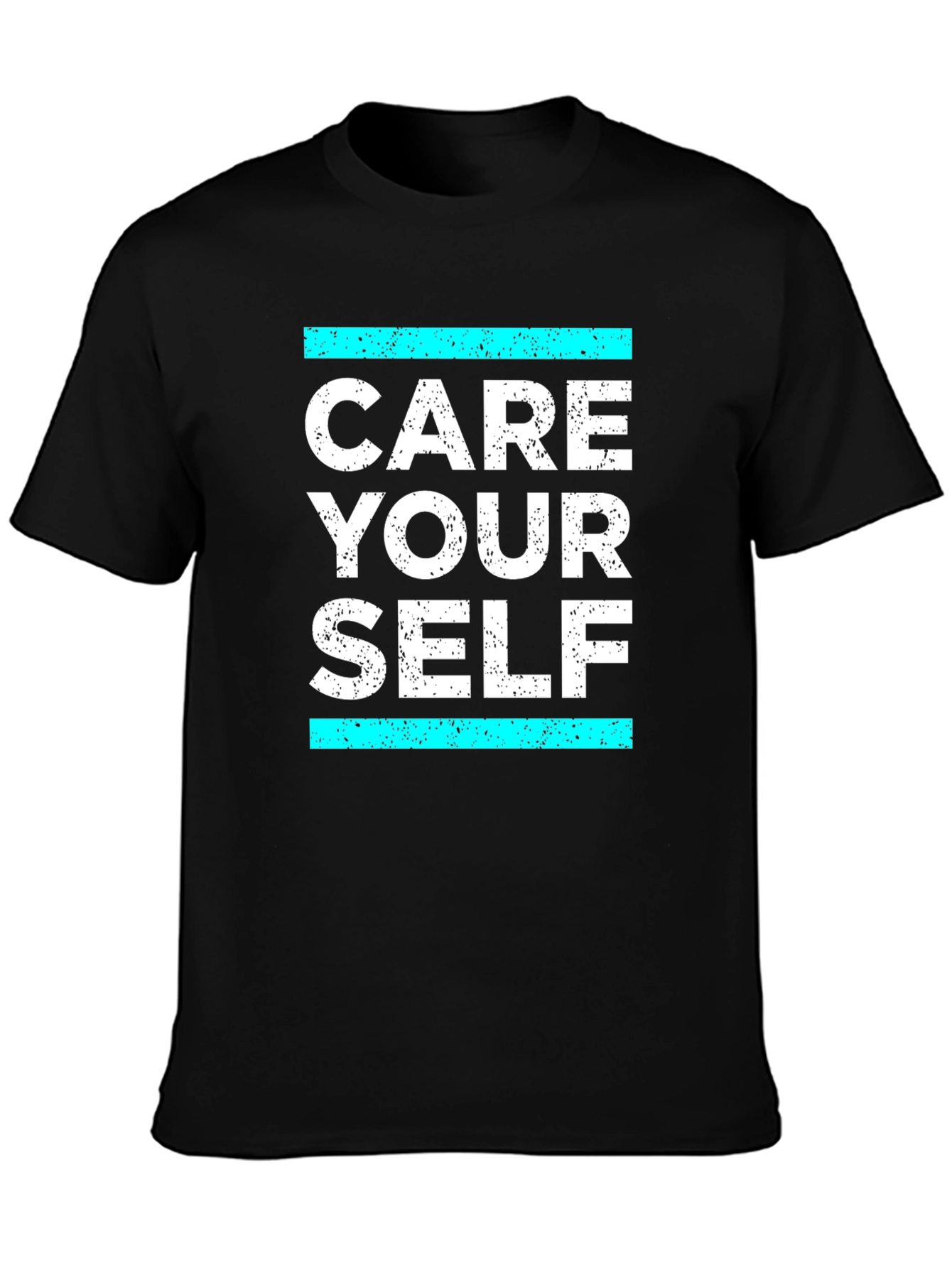 Care Your Self T-Shirt - Black Graphic Tee