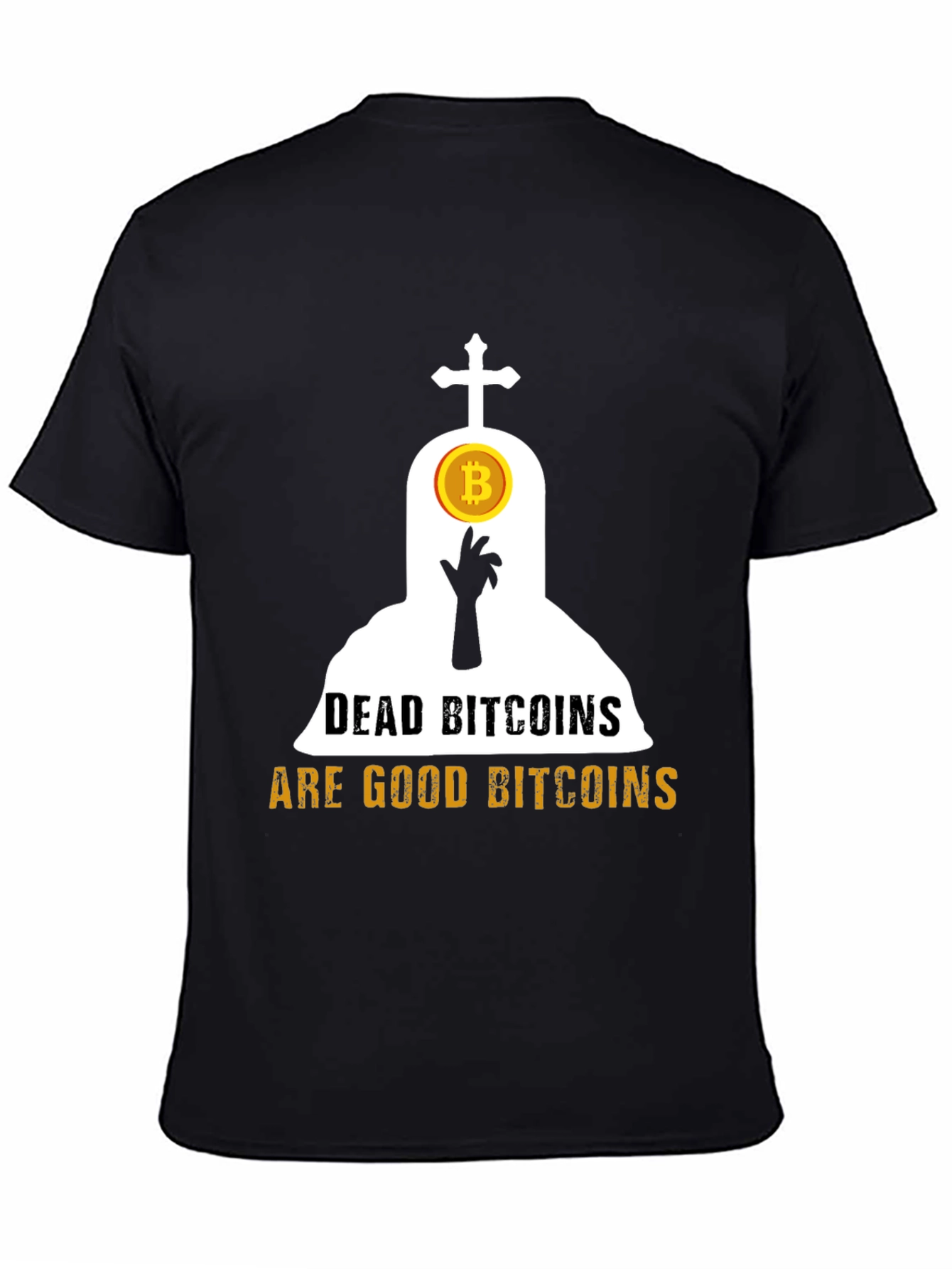Dead Bitcoins T-Shirt Crypto Humor Tee