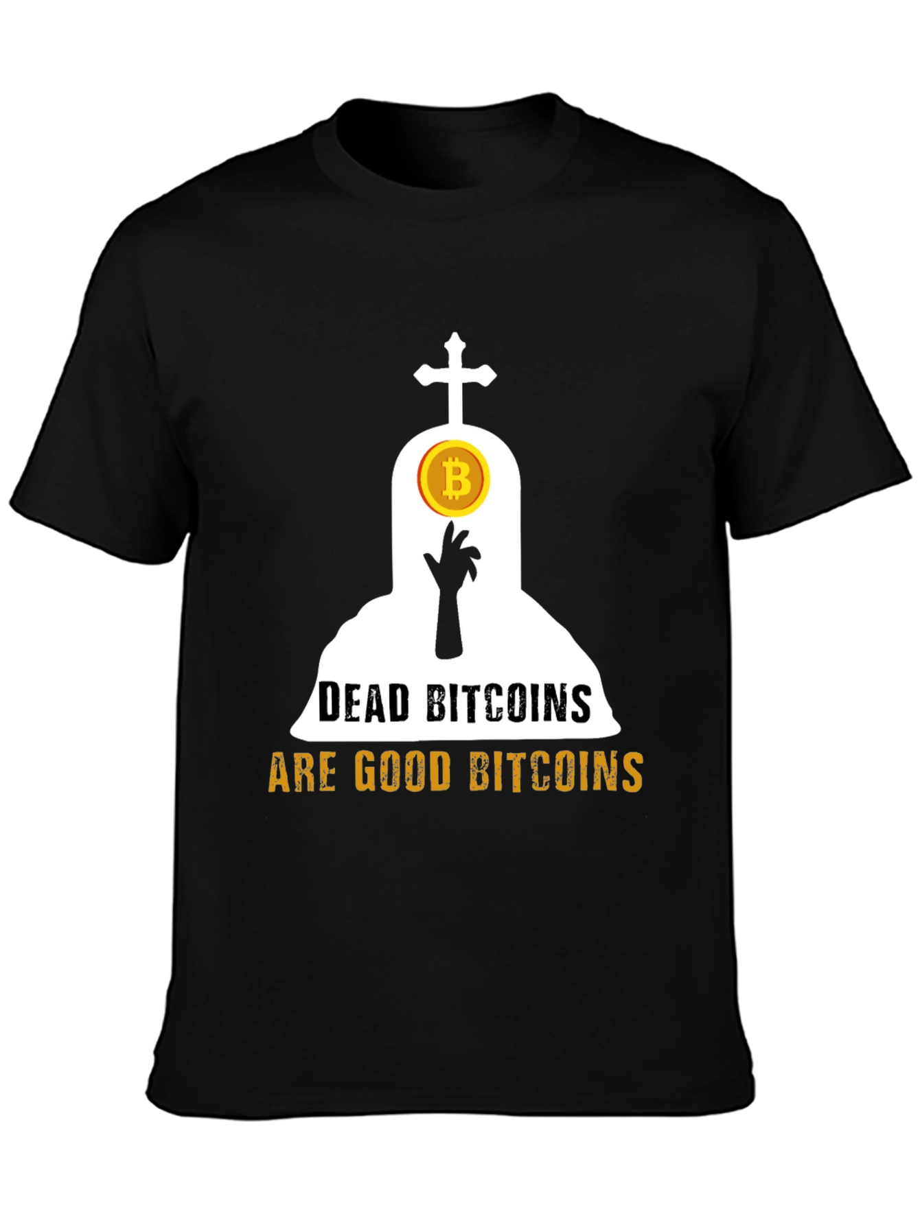 Dead Bitcoins T-Shirt Crypto Humor Tee