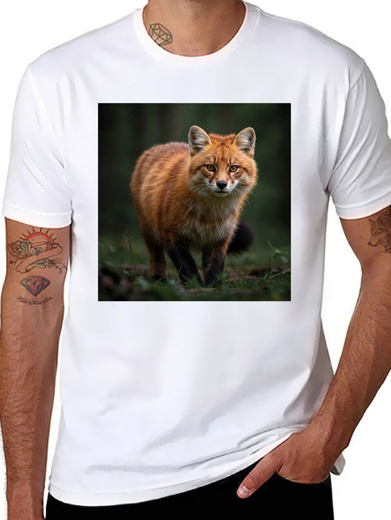 Fox Graphic T-Shirt - Nature Lover Tee