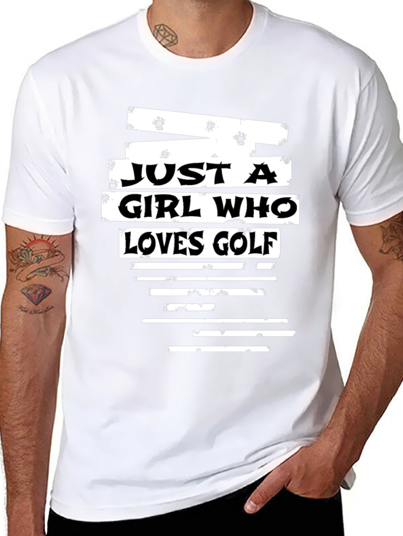 Just a Girl Who Loves Golf T-Shirt