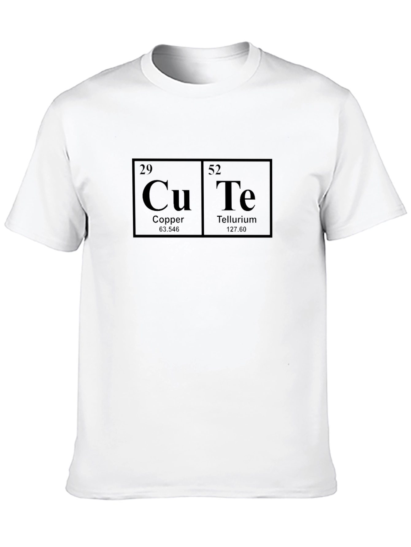 CuTe Periodic Table Element Chemistry T-Shirt