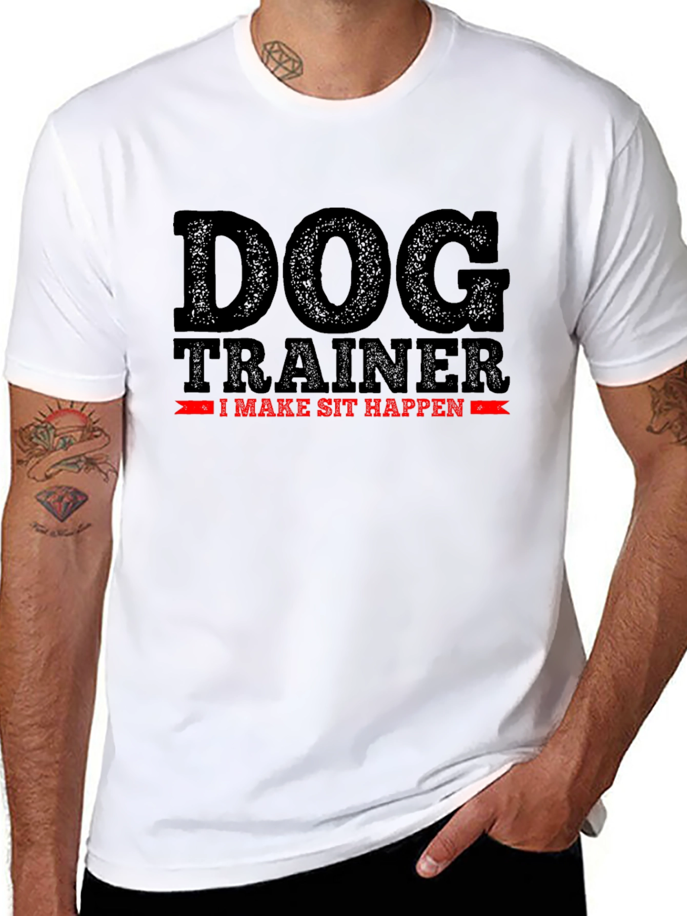 Dog Trainer T-Shirt - I Make Sit Happen