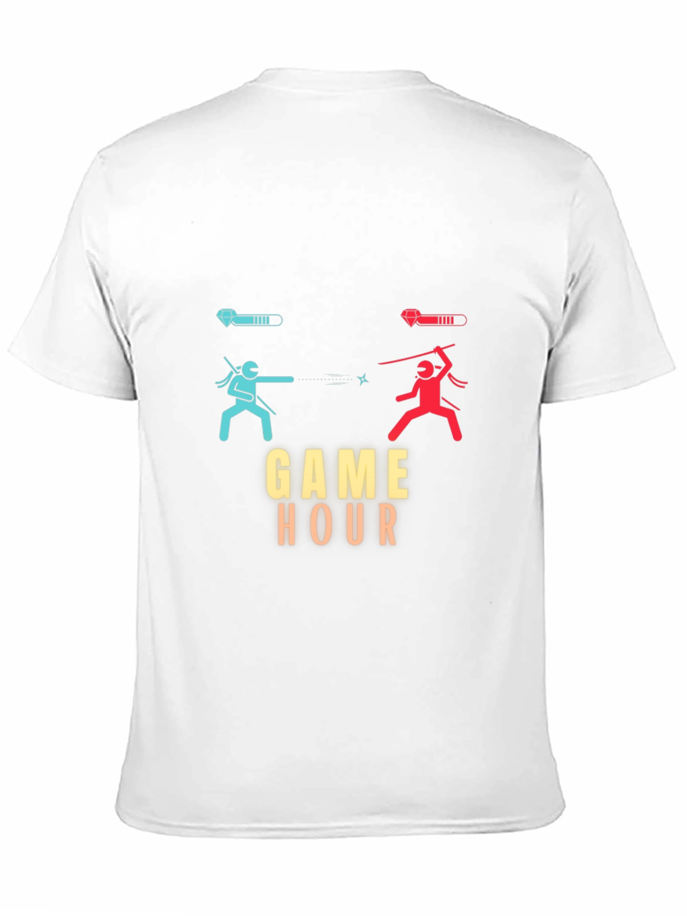 Game Hour Black T-Shirt - Gamer Ninja Showdown
