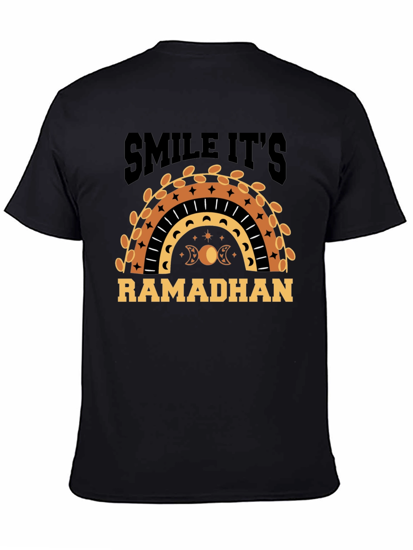 Ramadhan Smile T-Shirt - Crescent Moon & Stars Tee