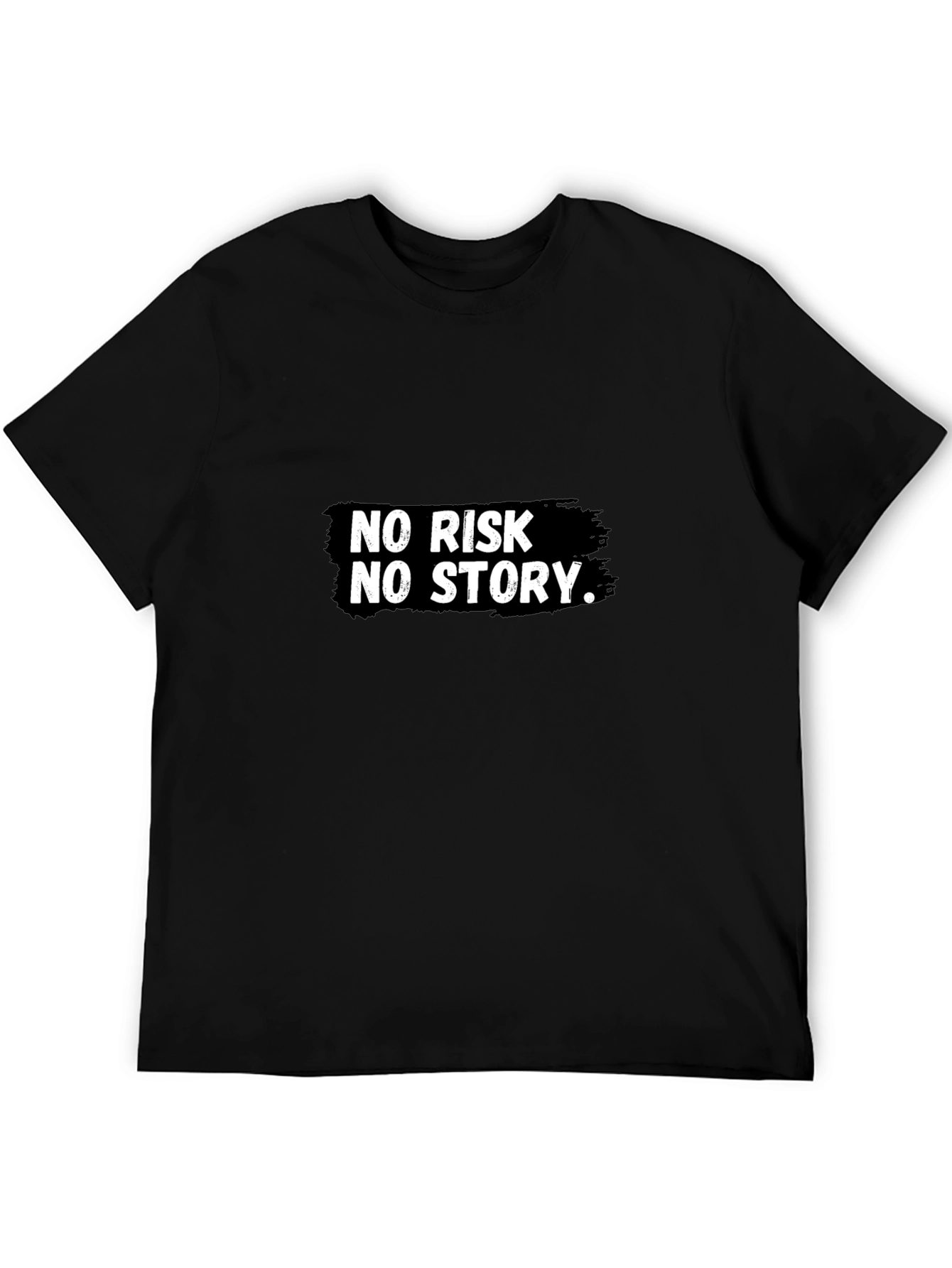 No Risk No Story Graphic Tee - Black