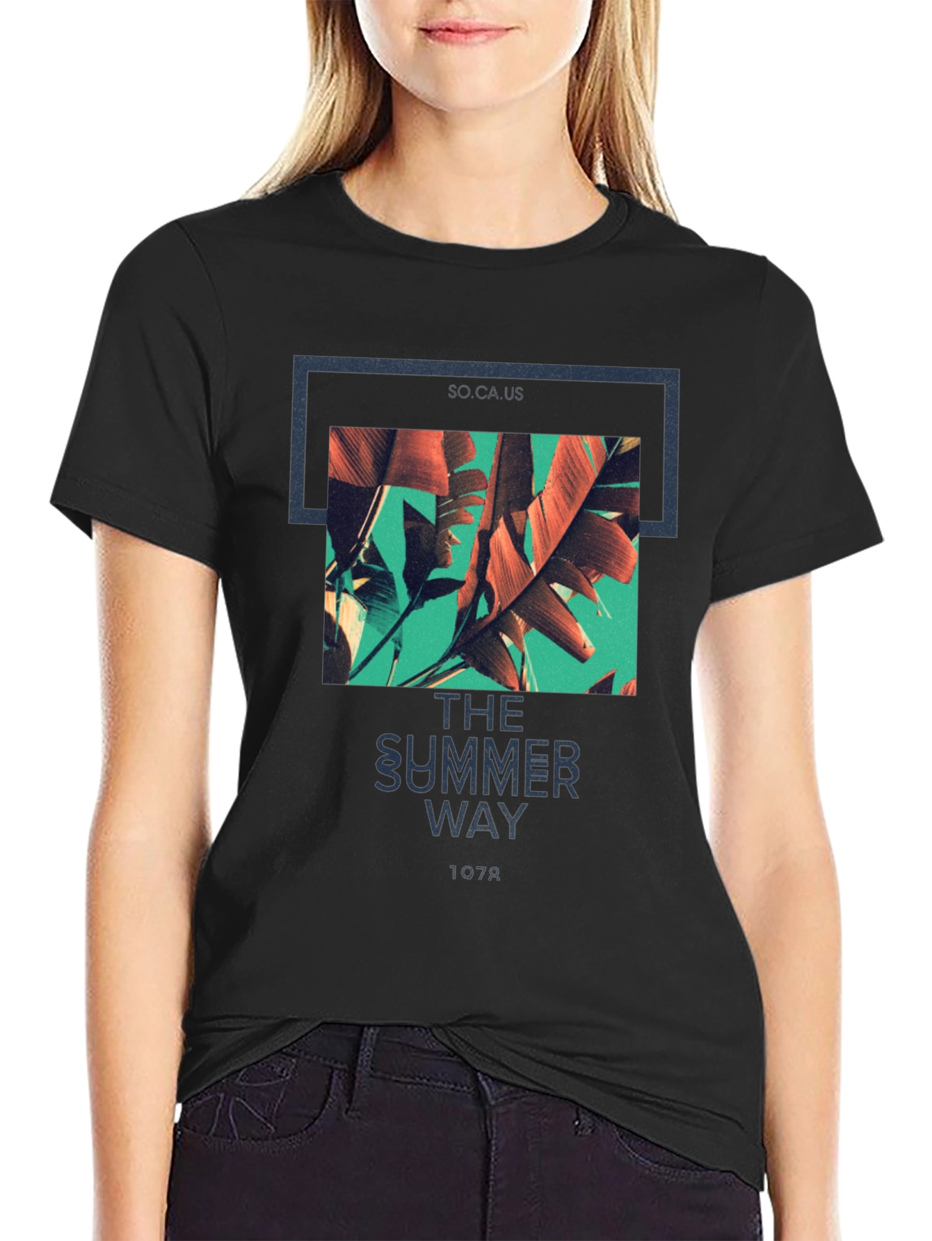 Summer Way Graphic Tee - Tropical Vibes