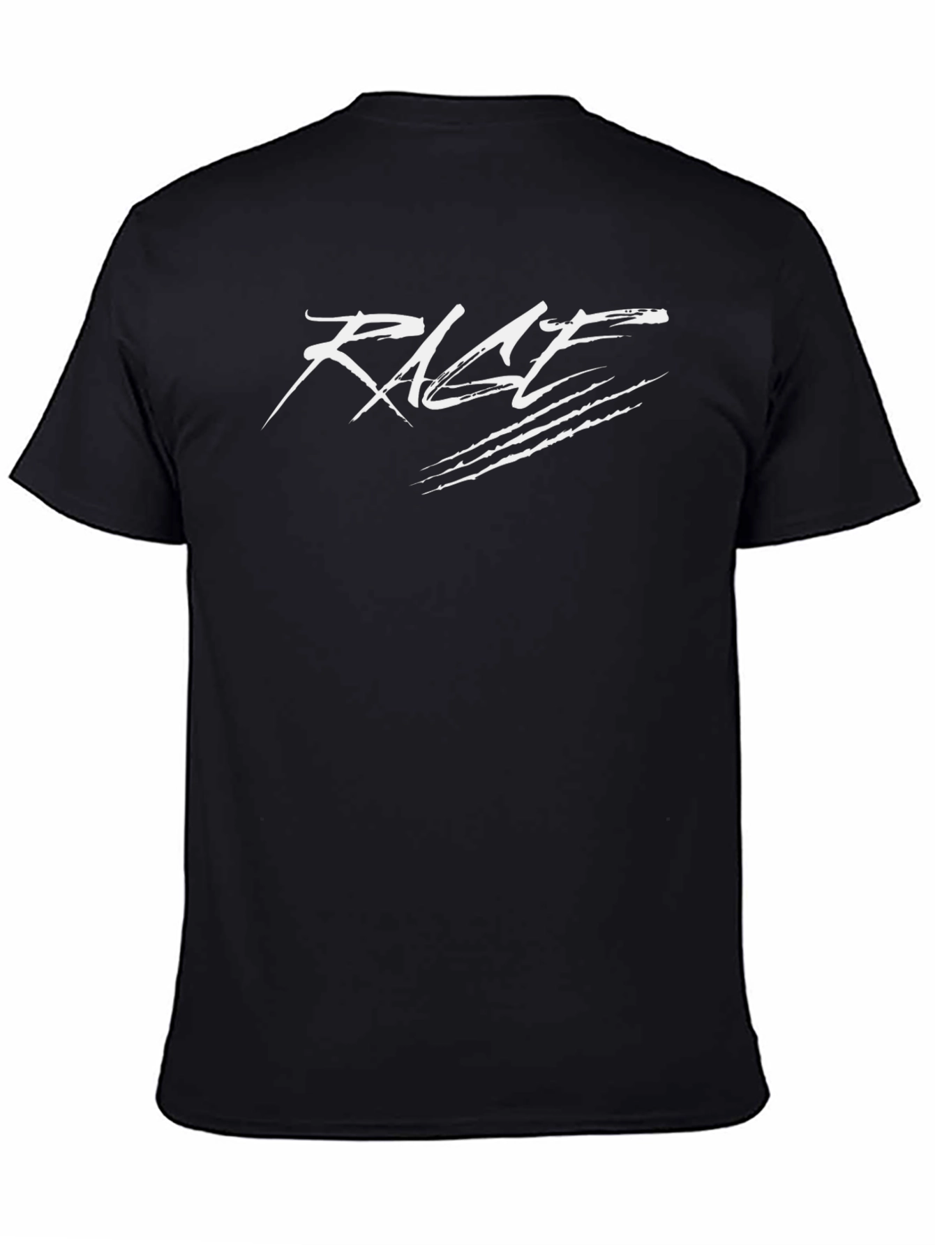 Rage Black Graphic Tee - Cool Edgy Design