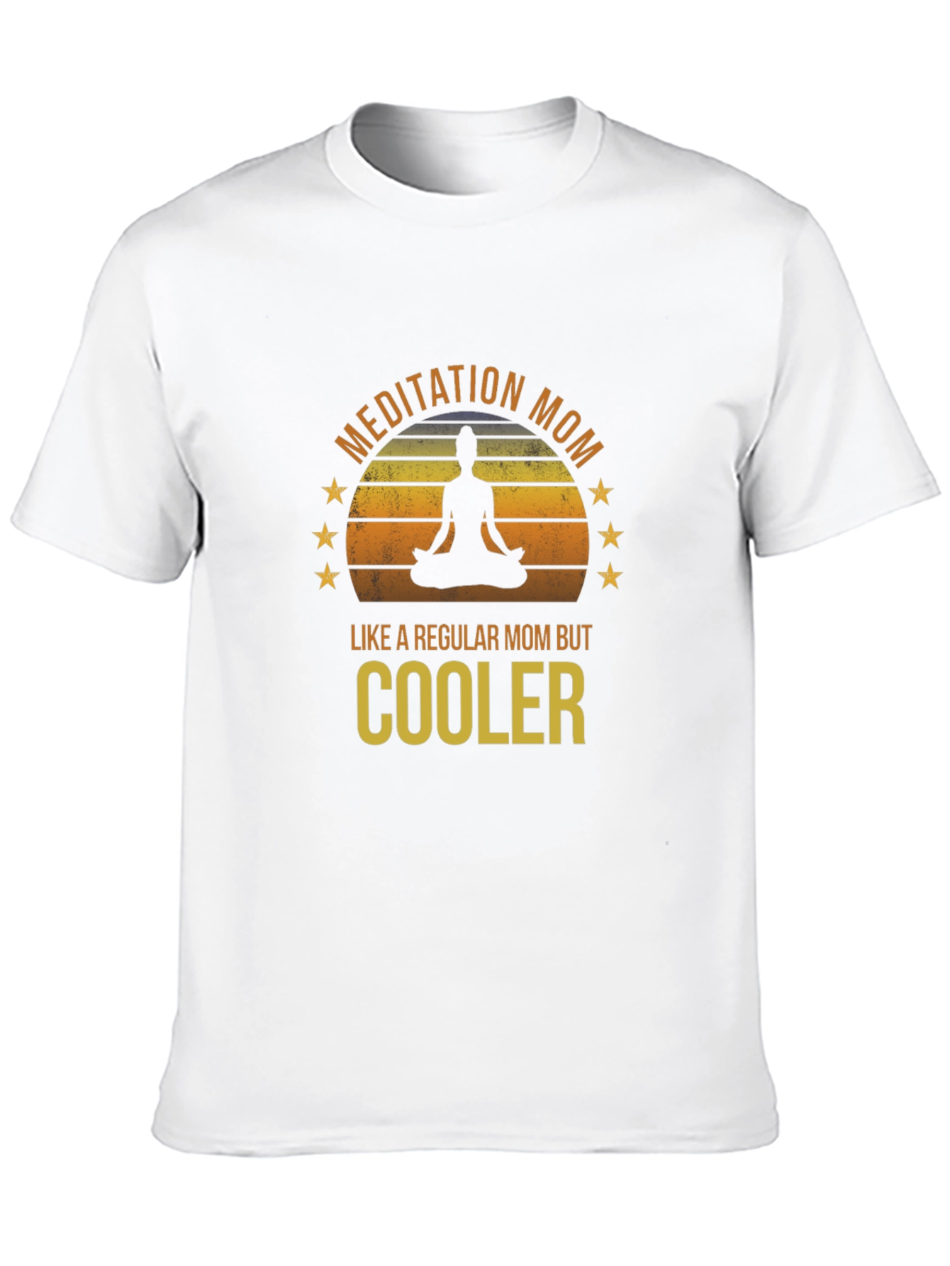 Meditation Mom Graphic T-Shirt - Yoga Lover Gift