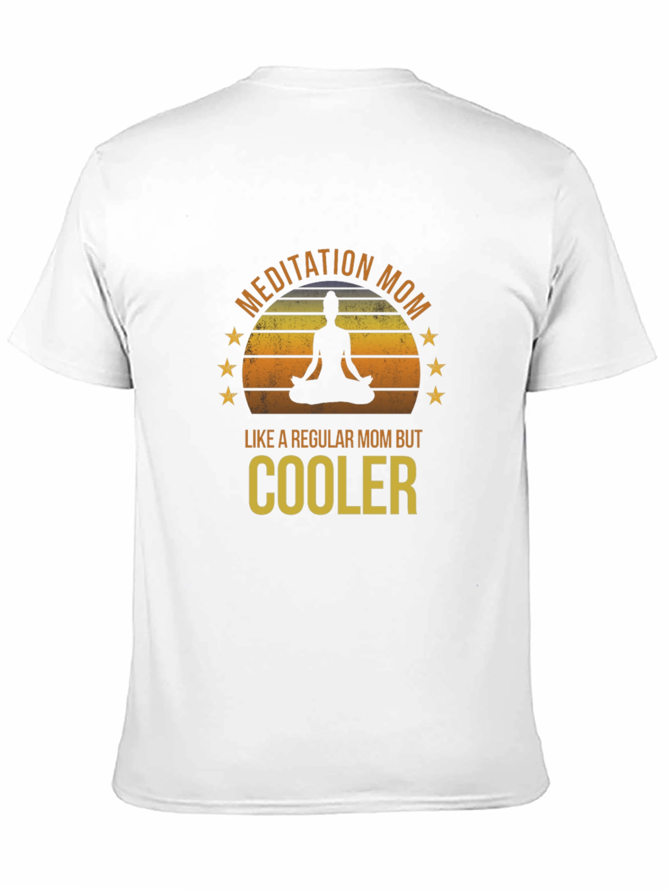 Meditation Mom Graphic T-Shirt - Yoga Lover Gift