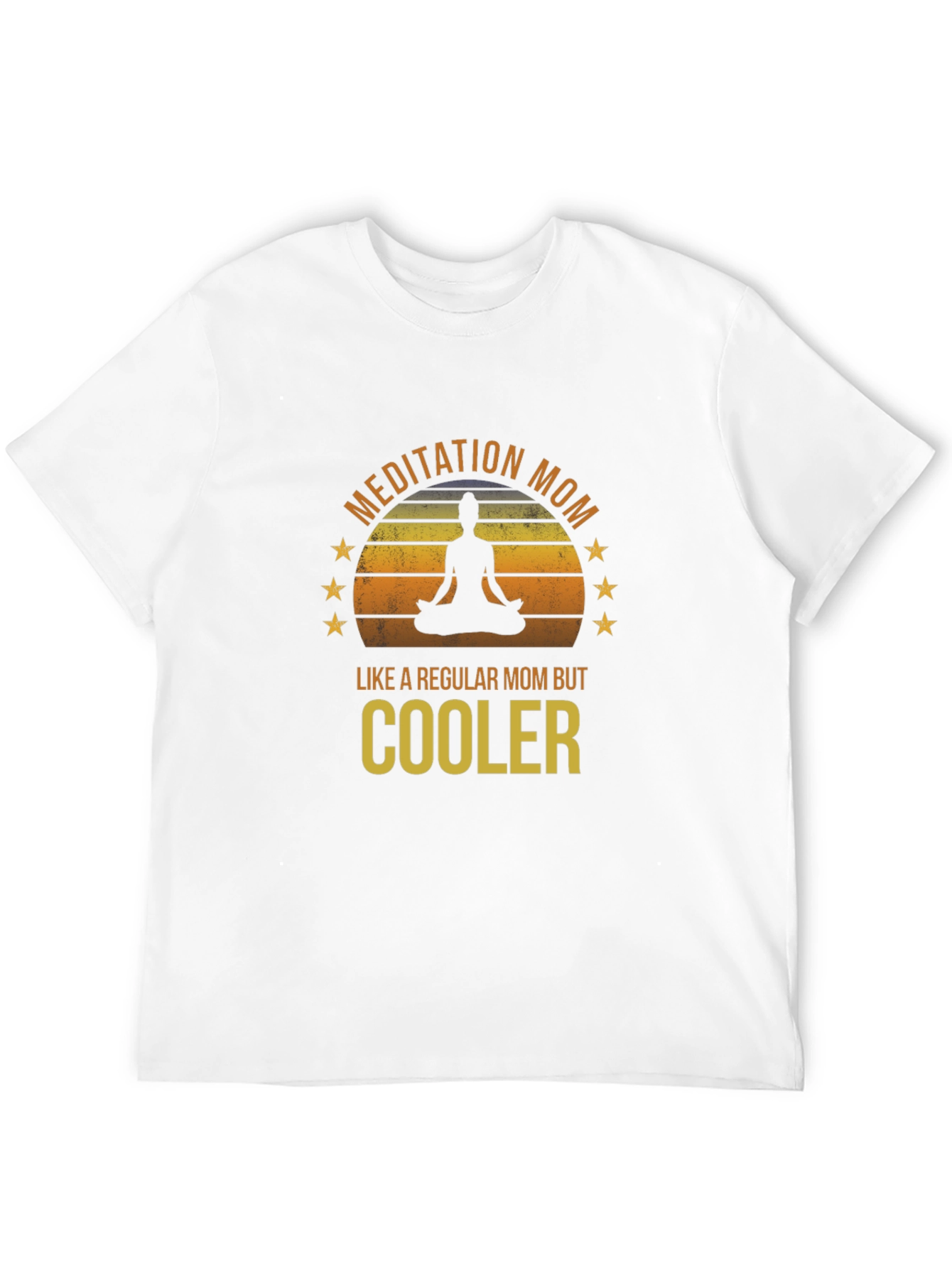 Meditation Mom Graphic T-Shirt - Yoga Lover Gift