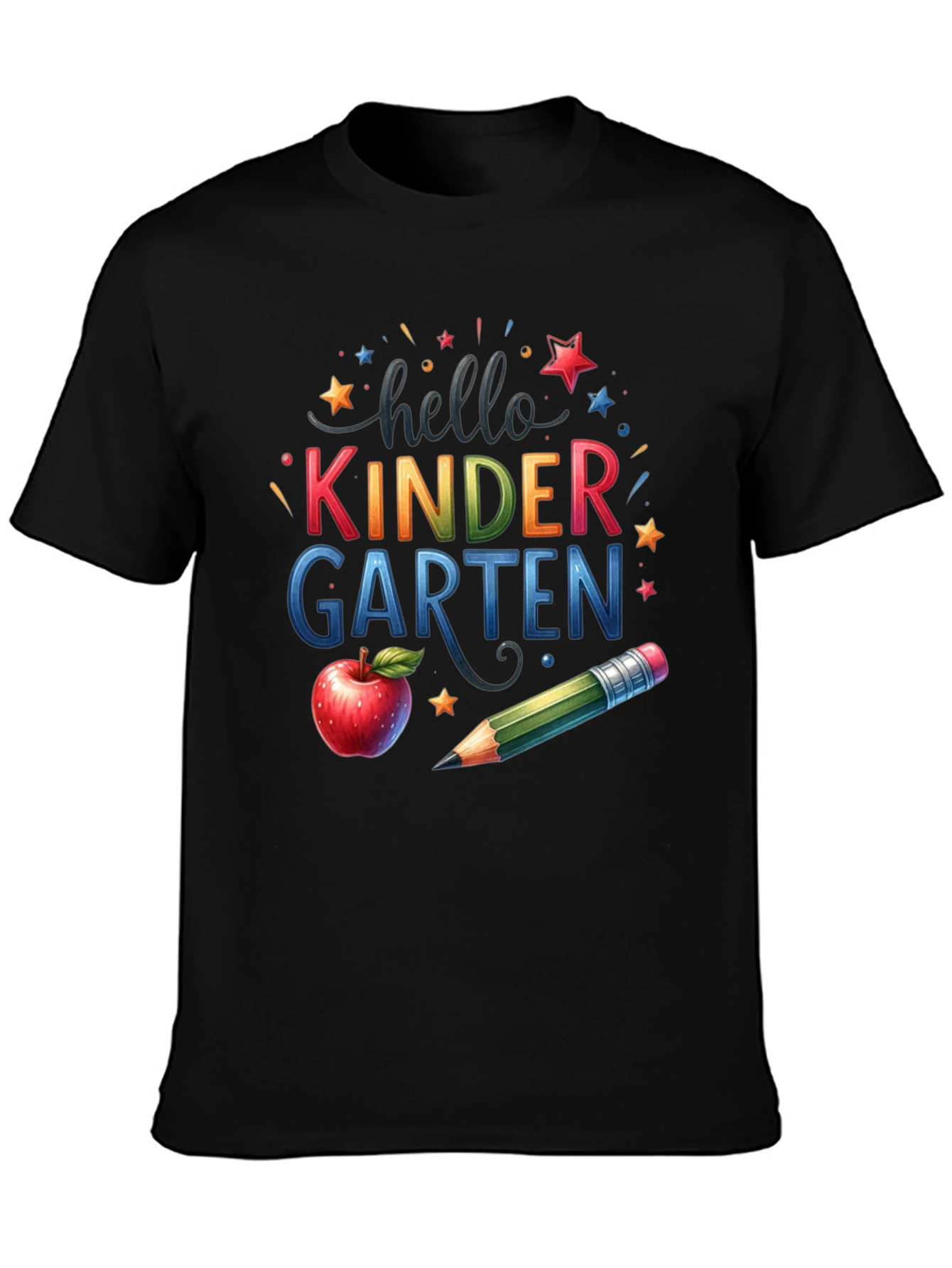 Hello Kindergarten T-Shirt - Back to School Teacher Tee