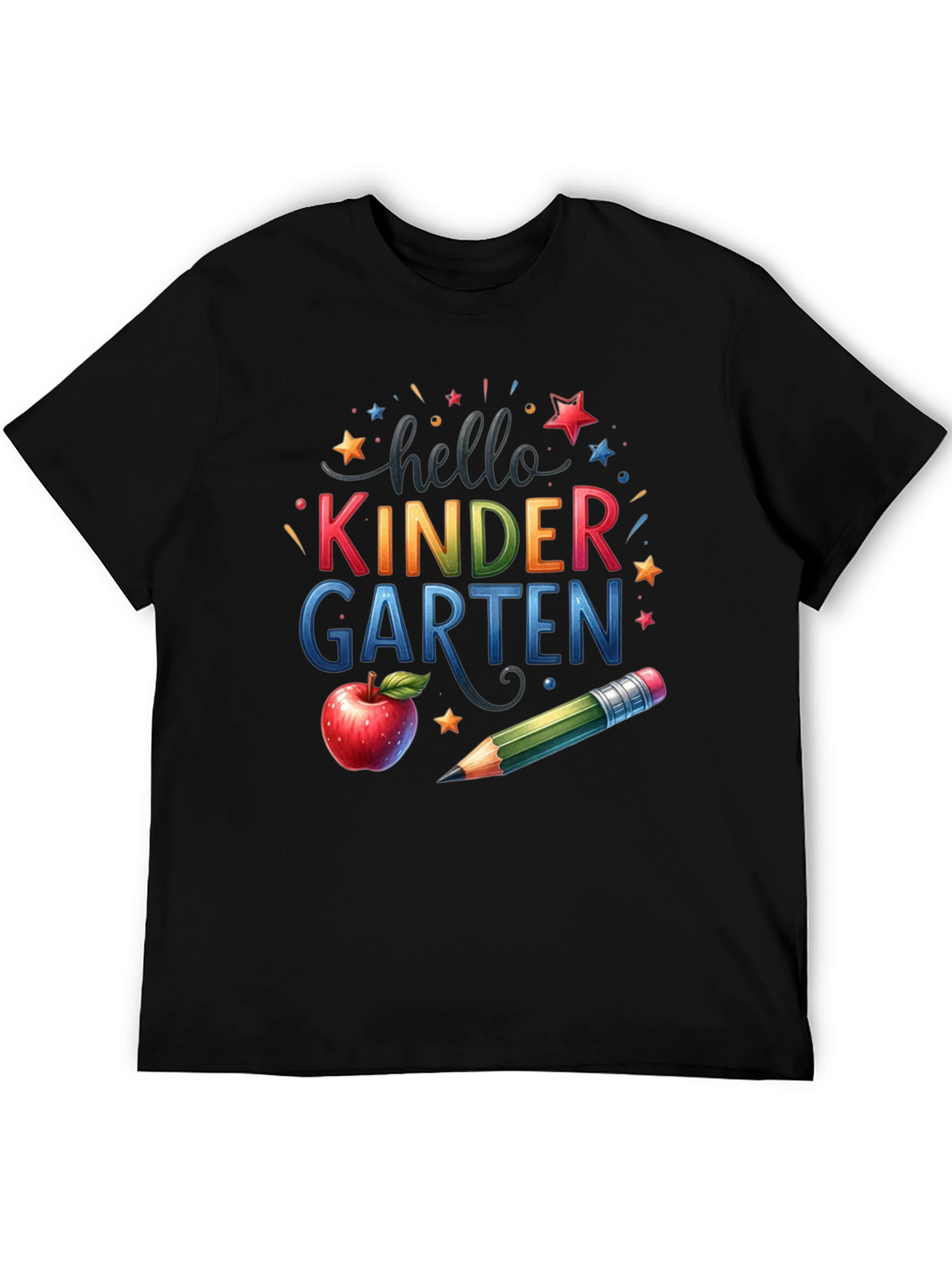 Hello Kindergarten T-Shirt - Back to School Teacher Tee