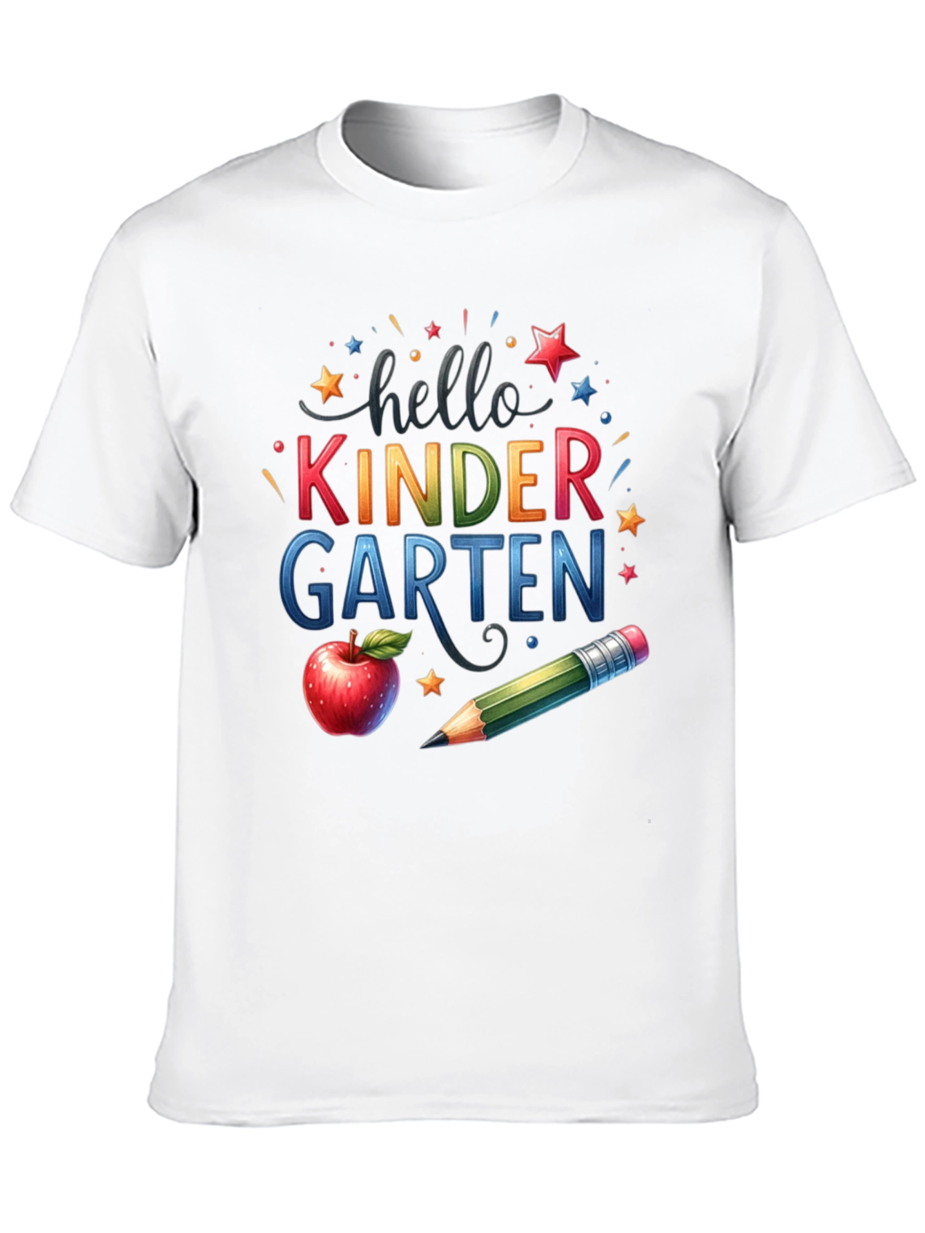 Hello Kindergarten T-Shirt - Back to School Teacher Tee