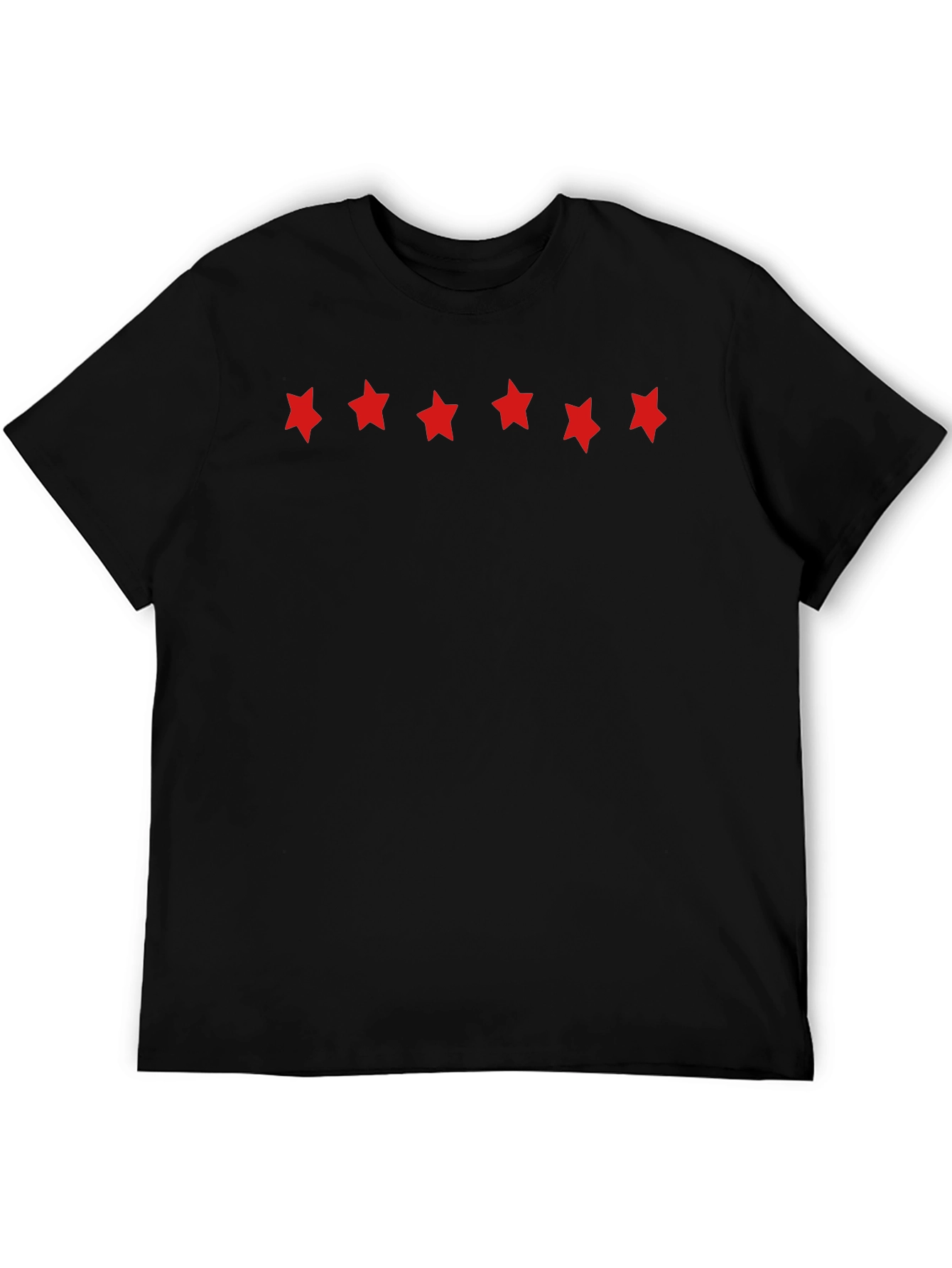 Five Star Black Tee - Premium Casual Comfort