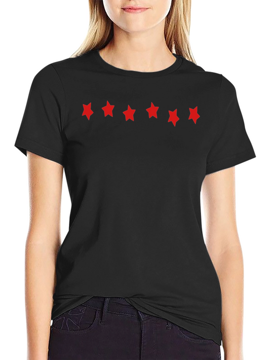 Five Star Black Tee - Premium Casual Comfort