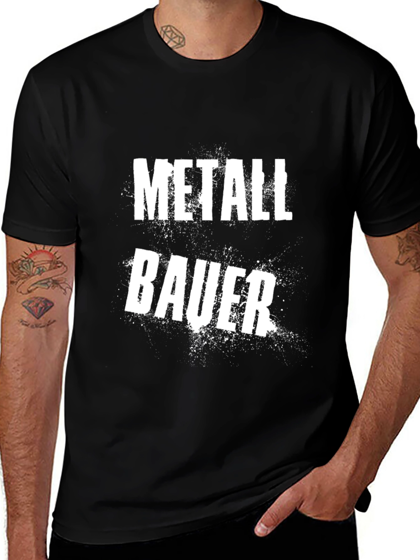 Metall Bauer T-Shirt - Black Graphic Tee