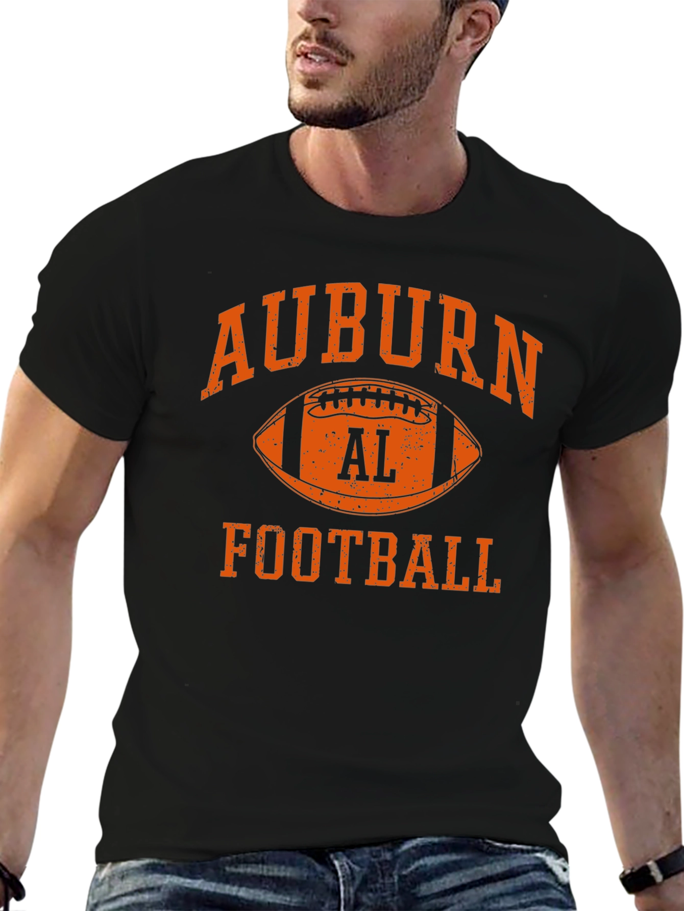 Auburn Football Graphic Tee - Black