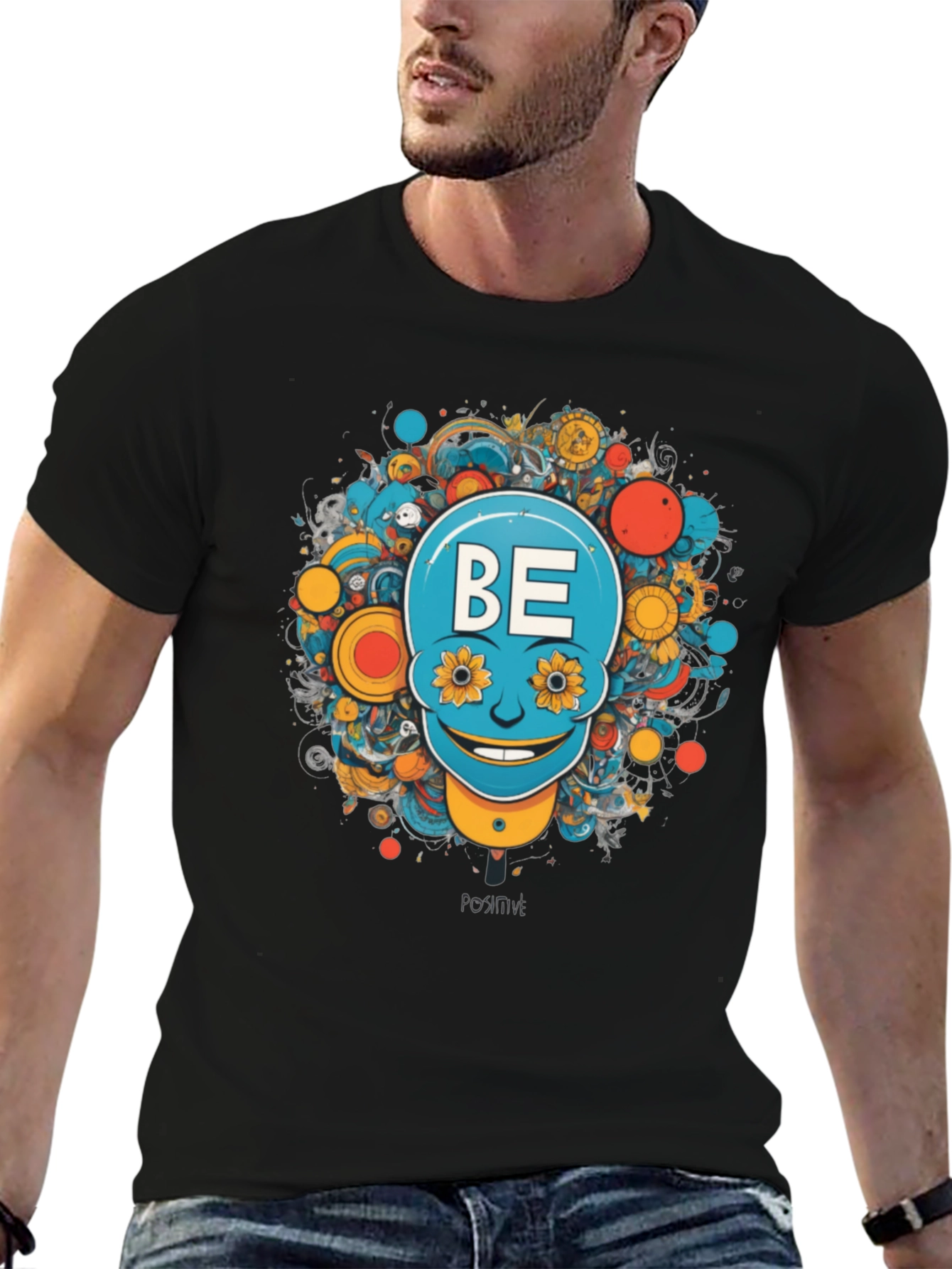 Be Positive Graphic T-Shirt