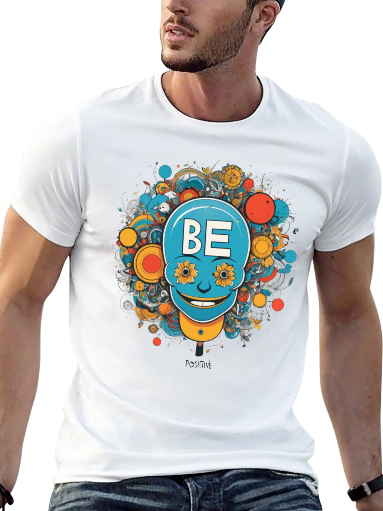 Be Positive Graphic T-Shirt
