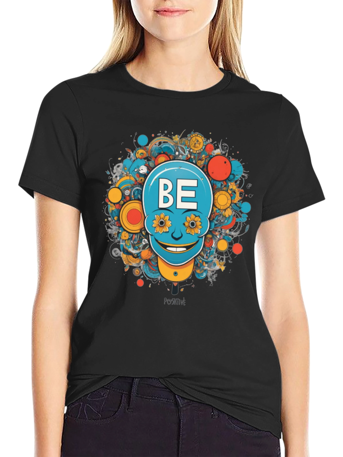 Be Positive Graphic T-Shirt