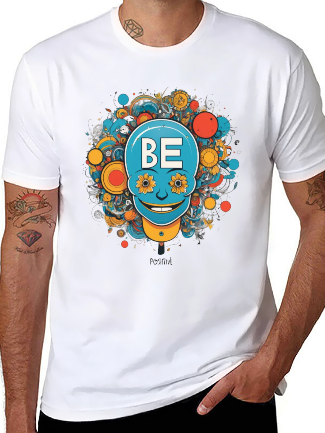 Be Positive Graphic T-Shirt