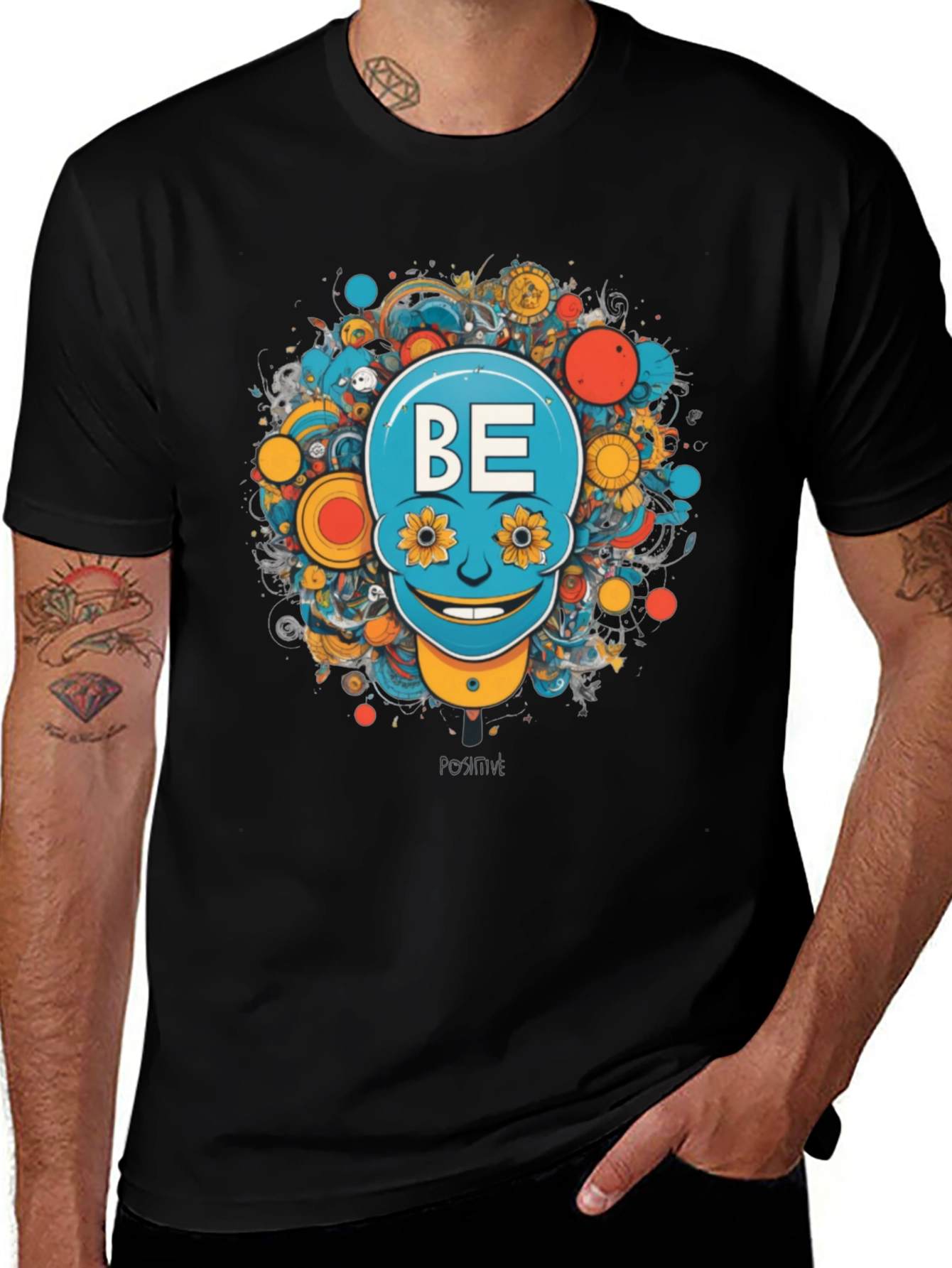 Be Positive Graphic T-Shirt