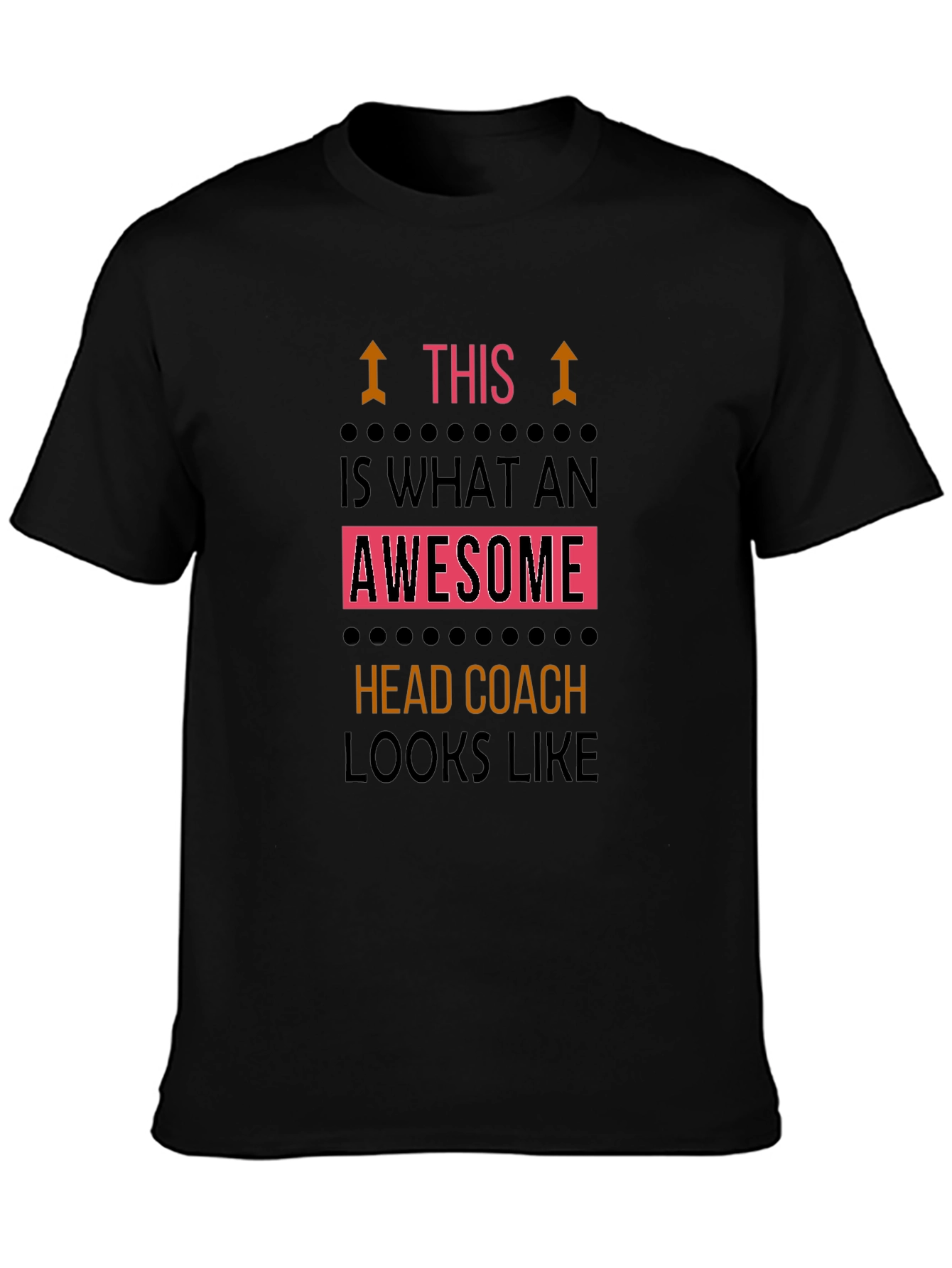 Awesome Head Coach Graphic T-Shirt