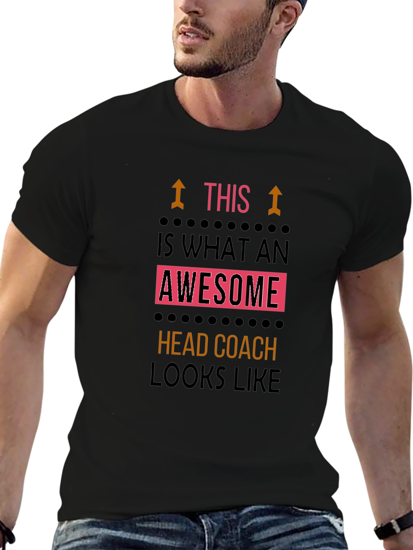 Awesome Head Coach Graphic T-Shirt
