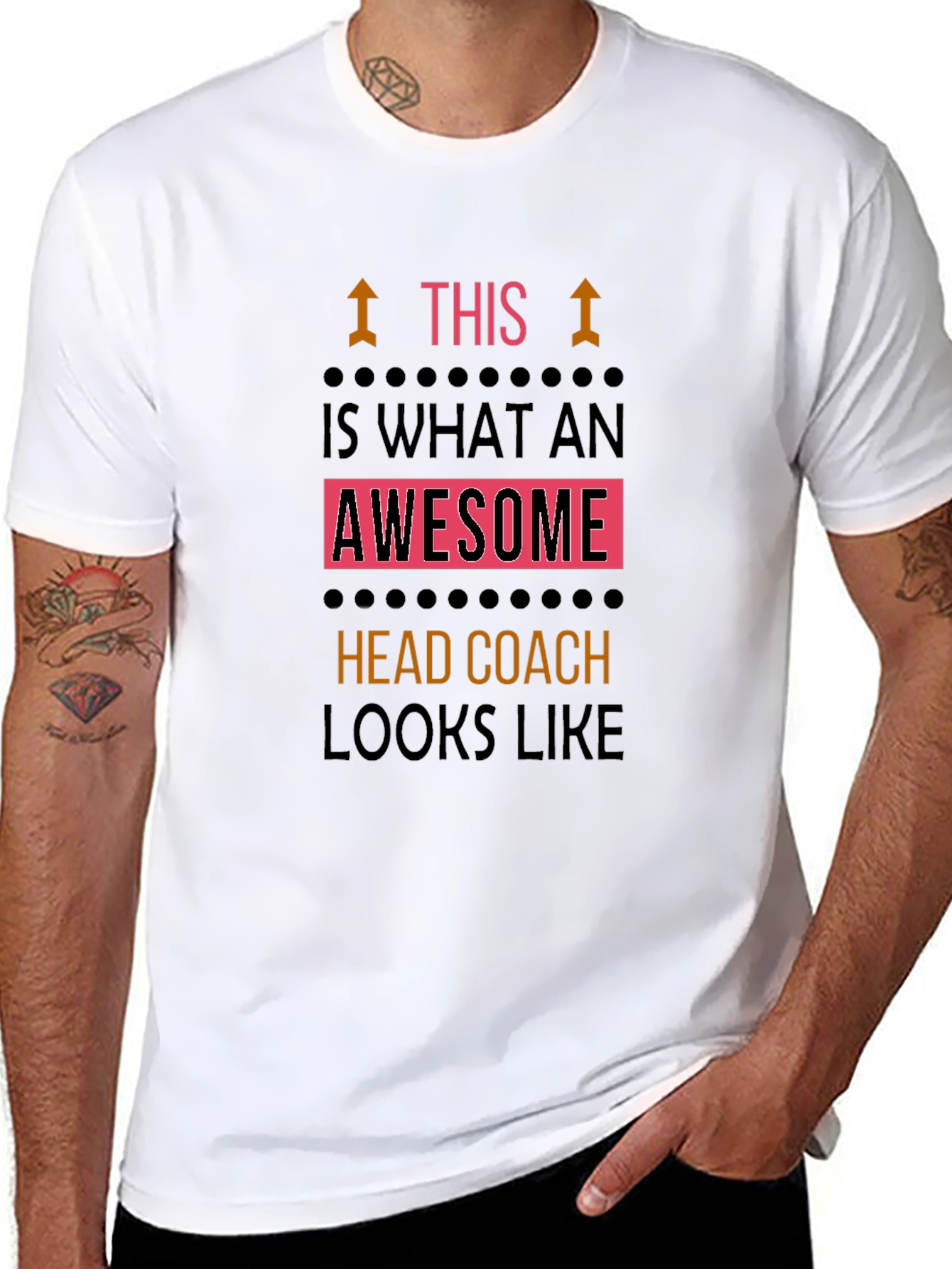 Awesome Head Coach Graphic T-Shirt