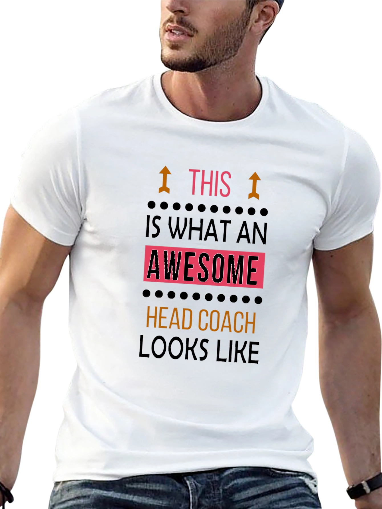Awesome Head Coach Graphic T-Shirt