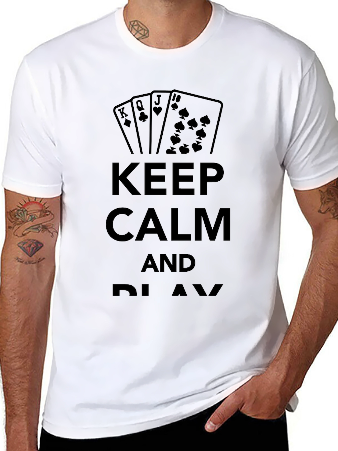 Keep Calm and Play - Poker T-Shirt